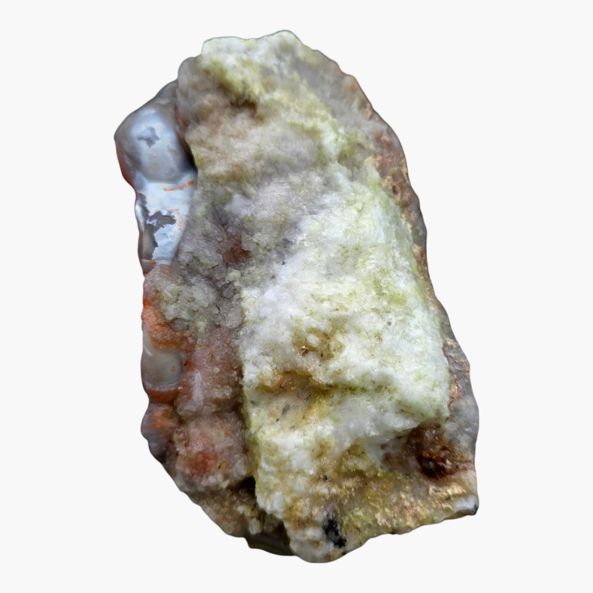 Old Vein Bubble Lace Agate Lapidary Cutting Rough Chunk