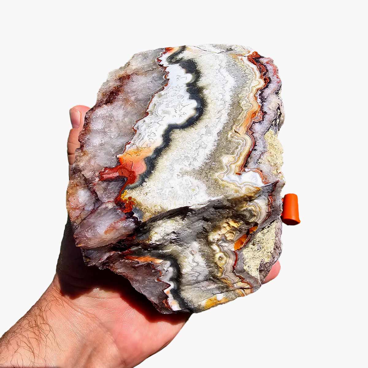 Crazy Lace Agate Lapidary Rough Chunk