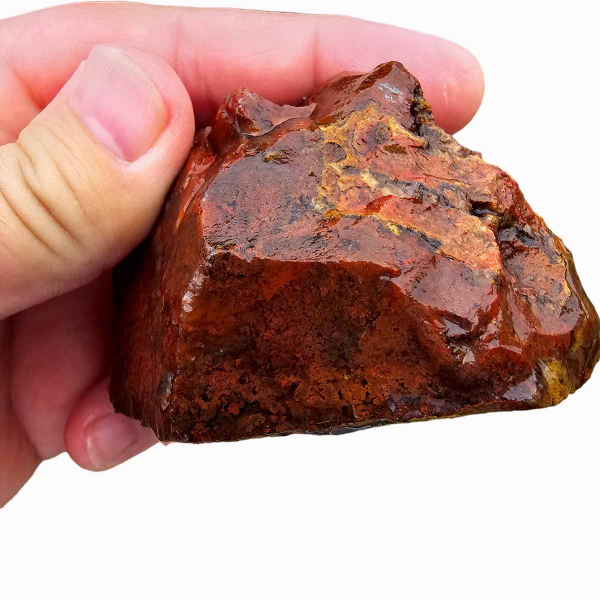 Old Stock Carey Plume Agate Rough Chunk