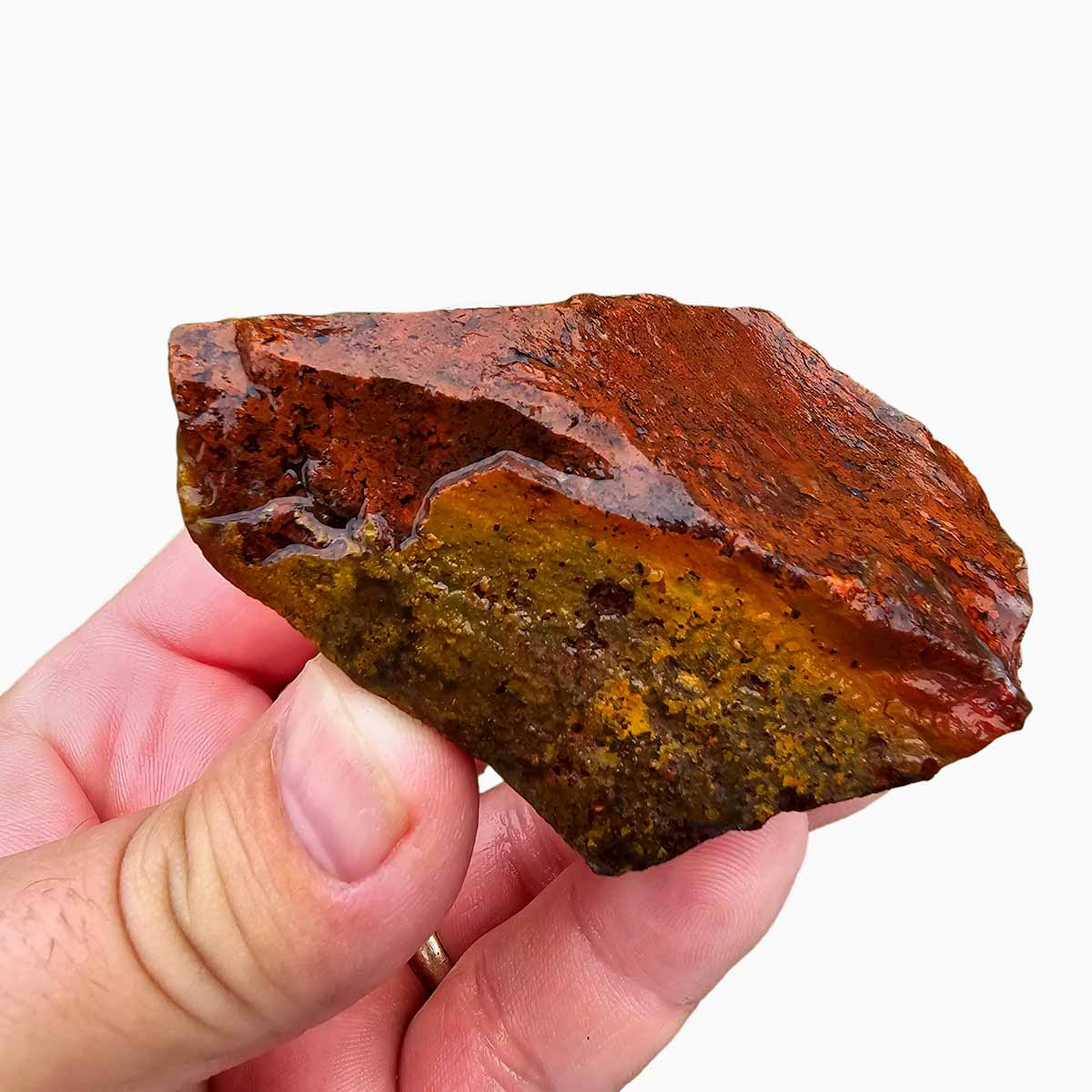 Old Stock Carey Plume Agate Rough Chunk