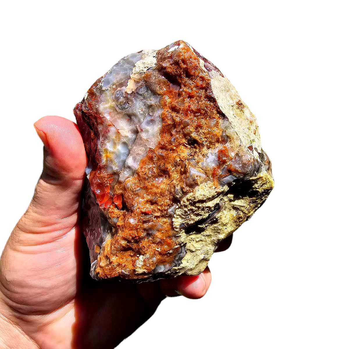 Crazy Lace Agate Lapidary Rough Chunk!