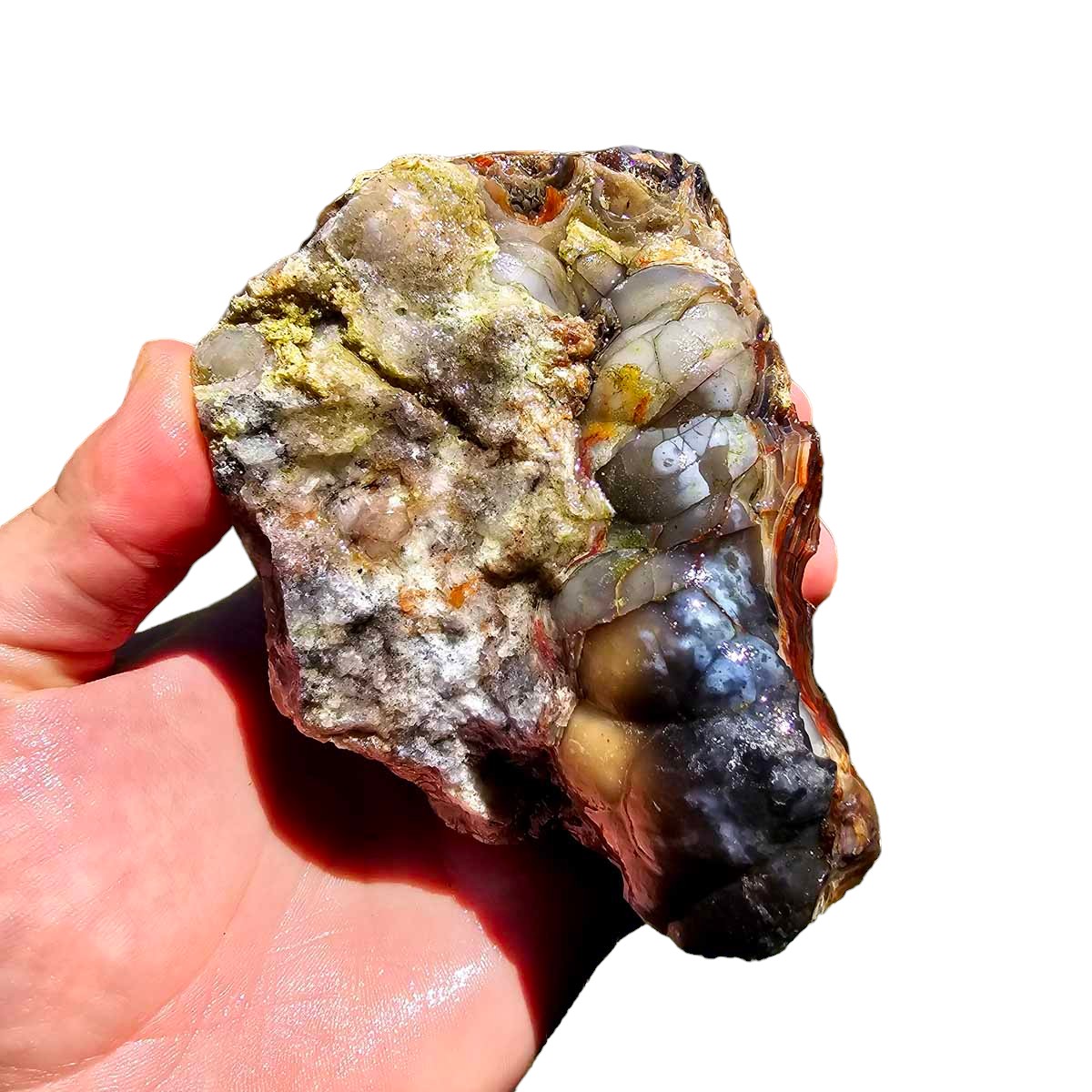 Crazy Lace Agate Lapidary Rough Chunk!