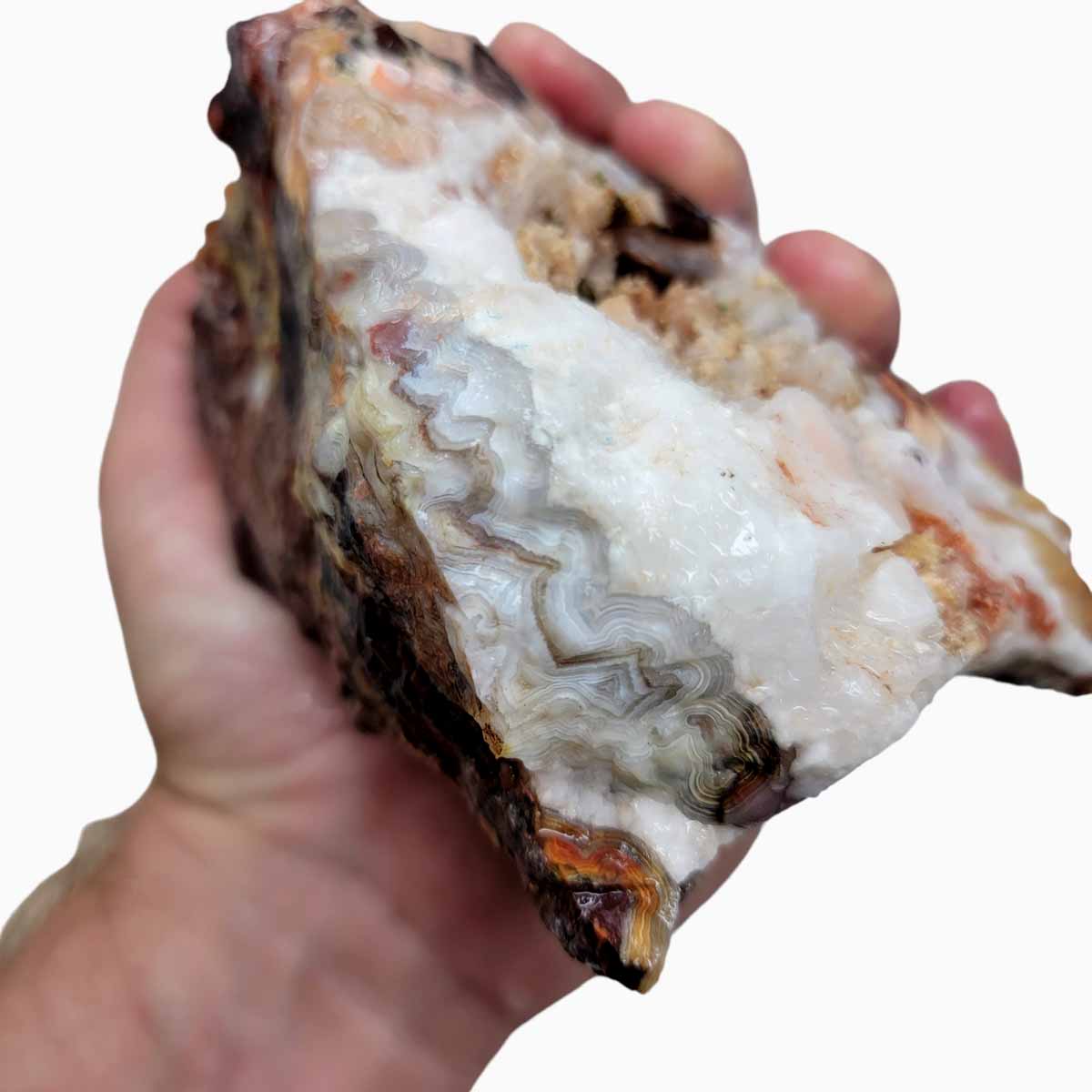 Crazy Lace Agate Lapidary Rough Chunk!