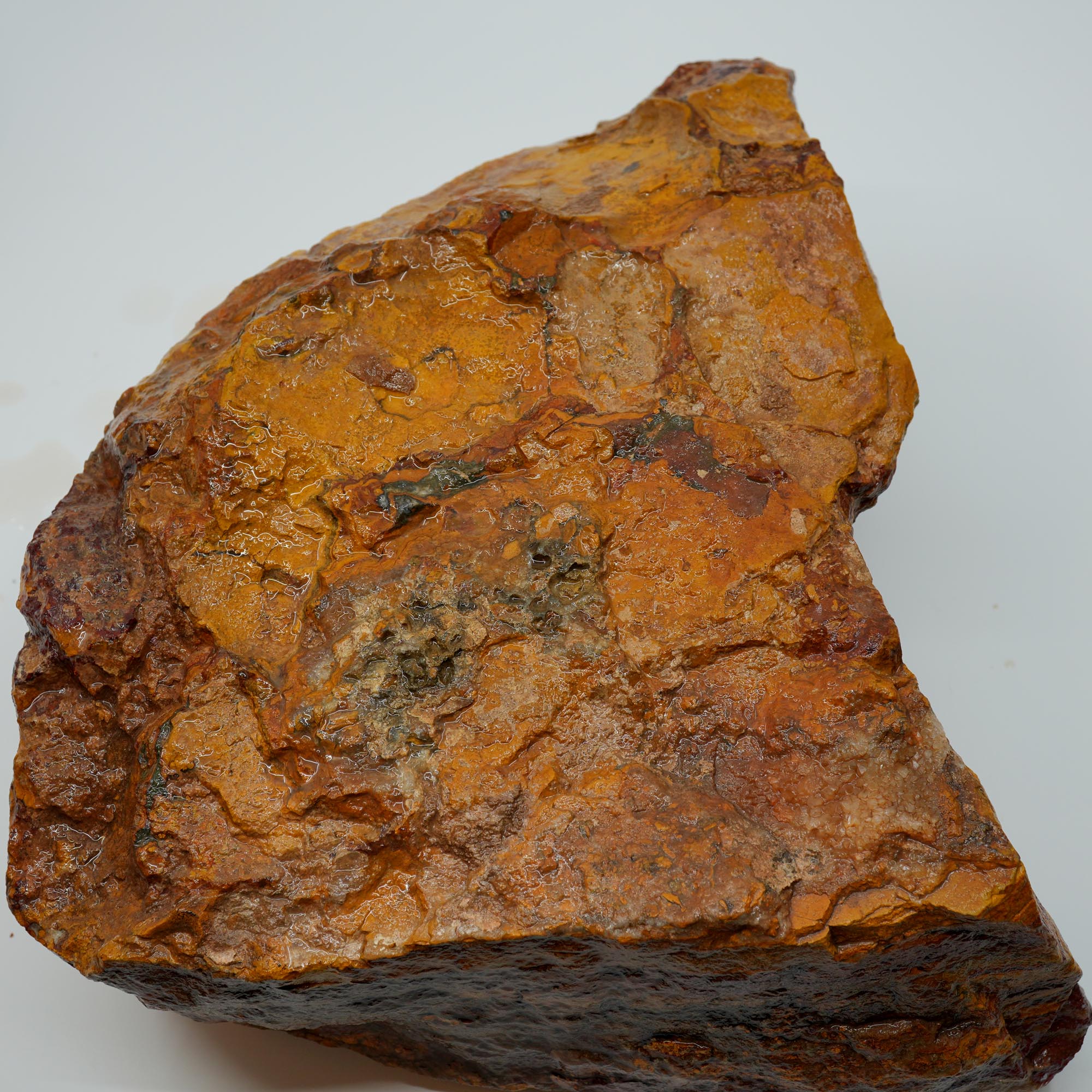 Apple Valley Jasper Rough - Wavy Red Hematite Stromatolite