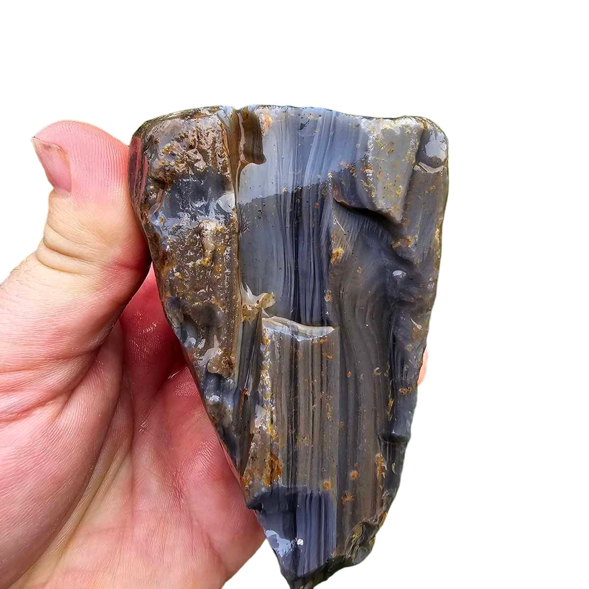 Rare Damascus Obsidian Rough Chunk!