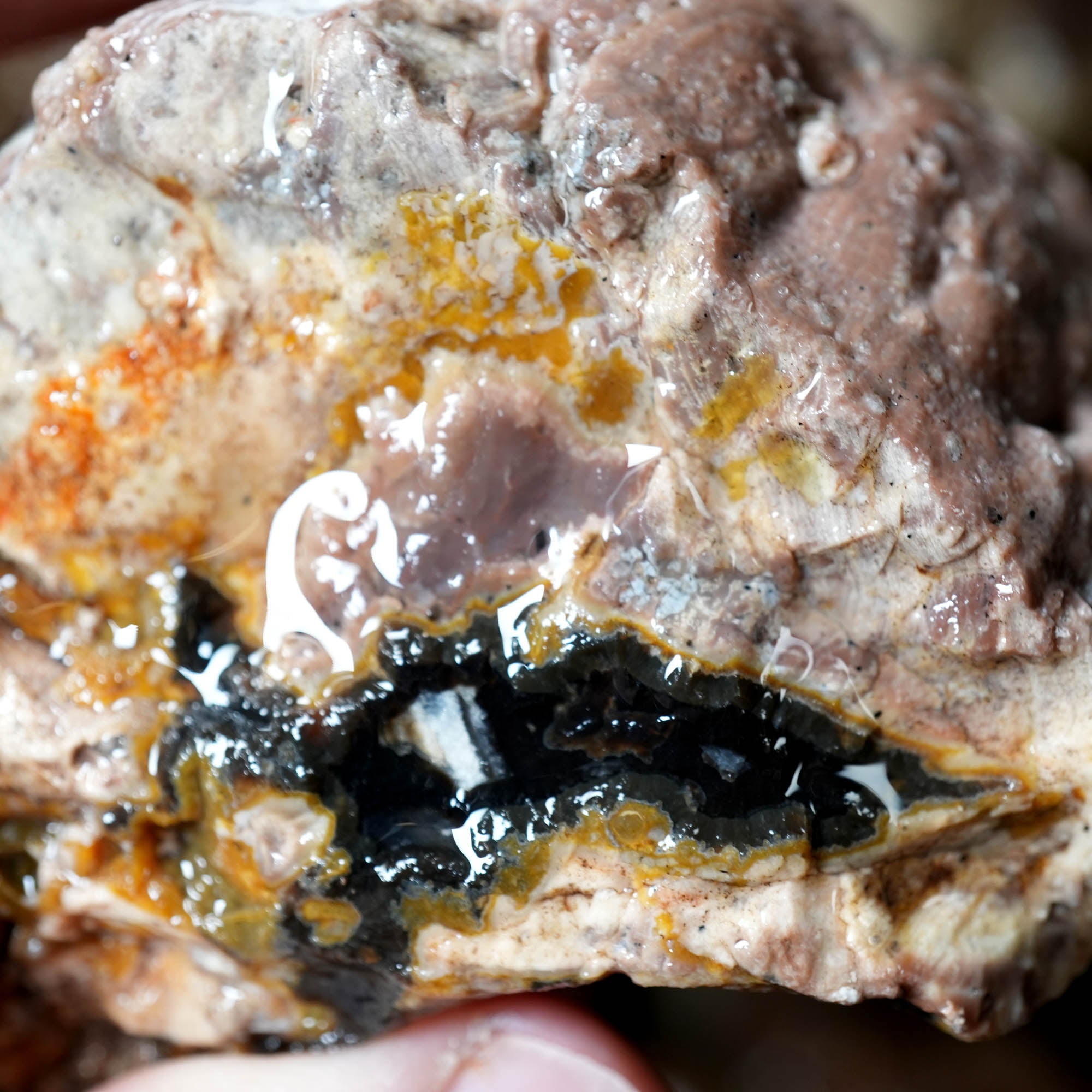 Mix Thundereggs Old Stock Flatrate - Rare Oregon Plume Potential #F369-Photo9