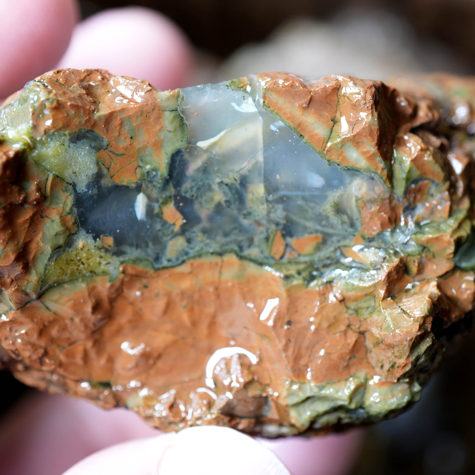 Mix Thundereggs Old Stock Flatrate - Rare Oregon Plume Potential #F369-Photo8
