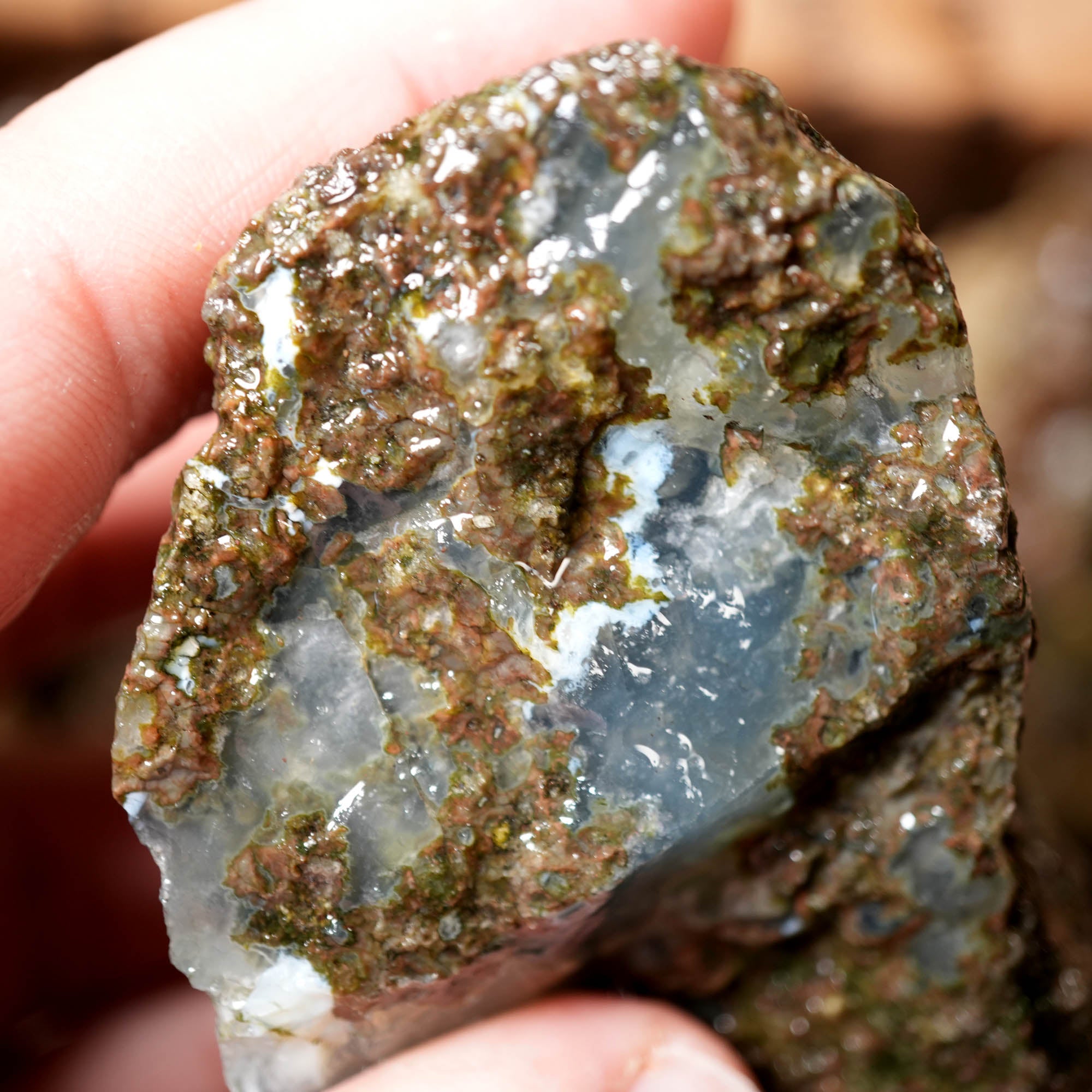 Mix Old Stock Oregon Thundereggs Rough - Rare Priday Plume Potential #F374-Photo7
