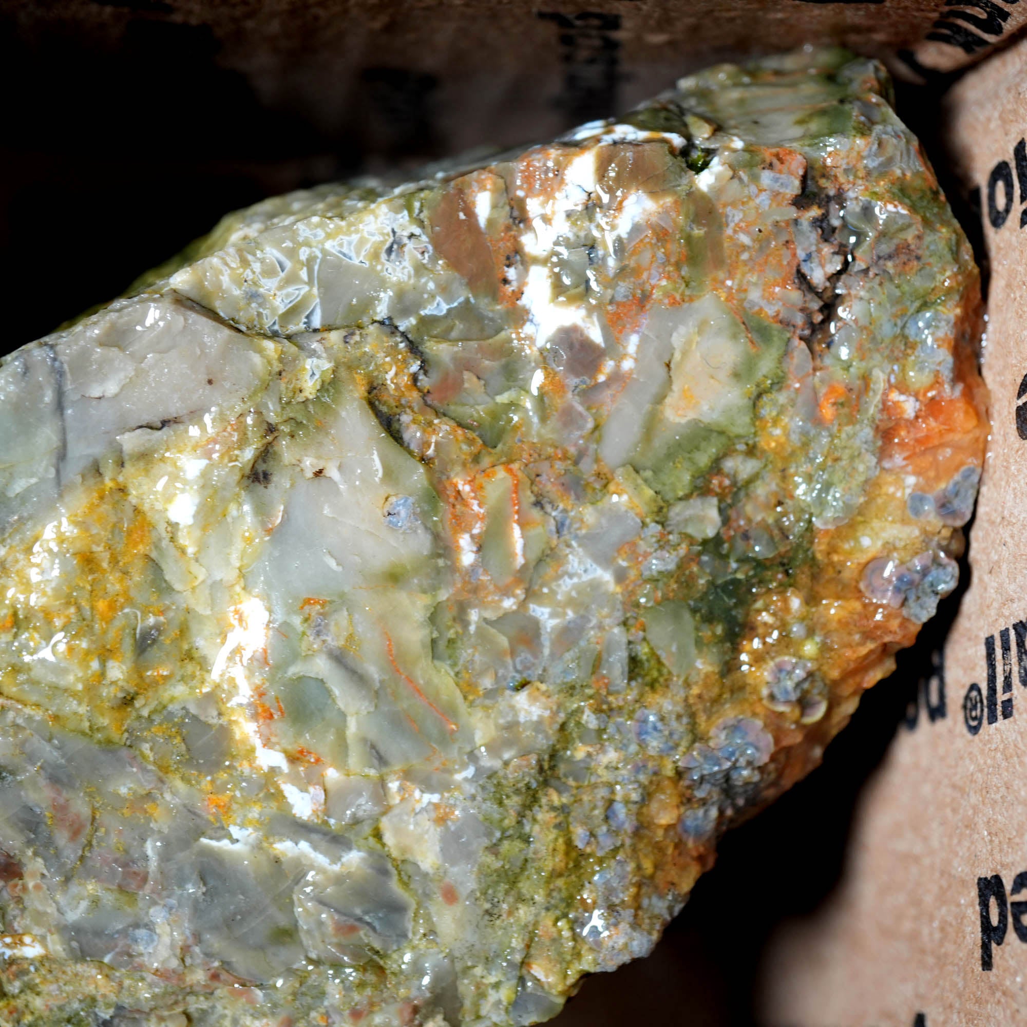 Mix Oregon Flatrate Old Stock Rough - Graveyard Plume Agate Thundereggs #F376-Photo5