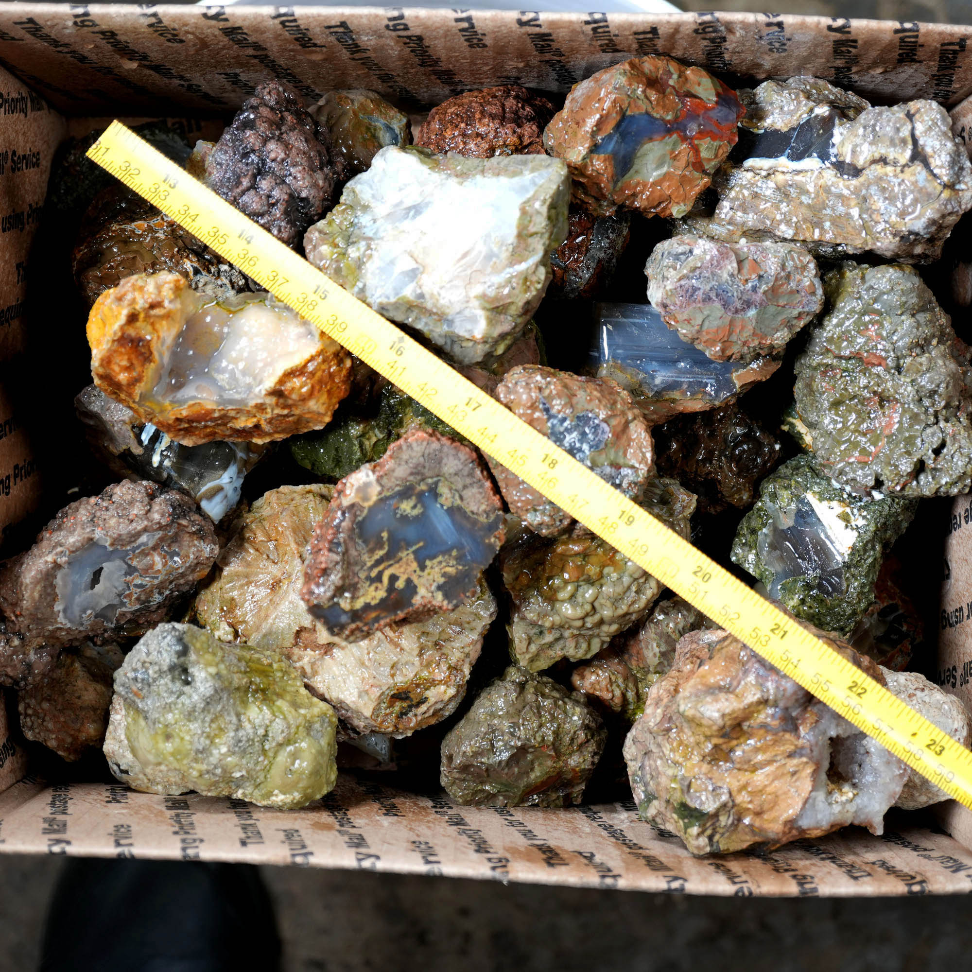 Old Stock Rare Mix Oregon Thunderegg Flatrate - Depleted Varieties