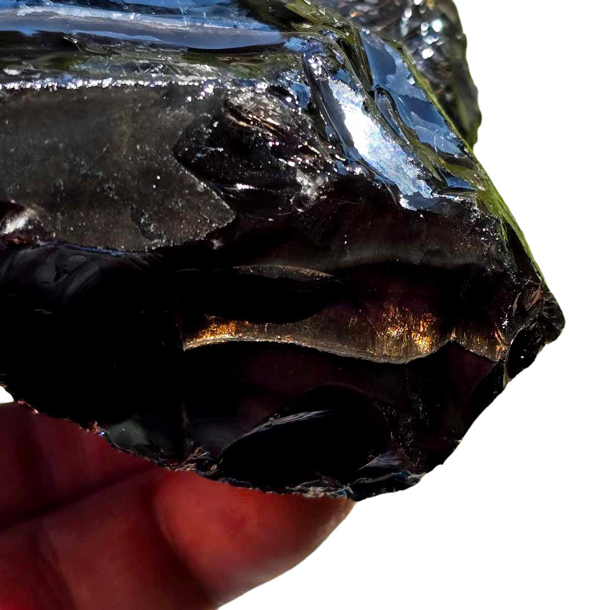 RARE Fire Glass Buttes Obsidian Rough Chunk