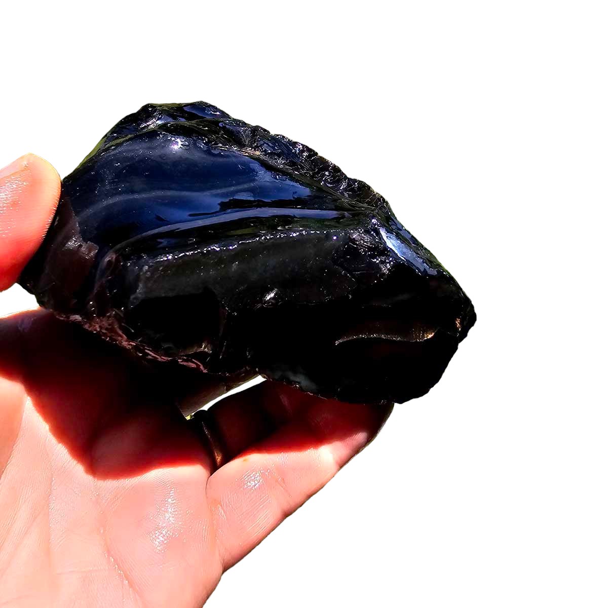 RARE Fire Glass Buttes Obsidian Rough Chunk