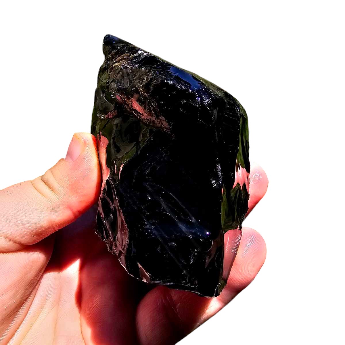 RARE Fire Glass Buttes Obsidian Rough Chunk