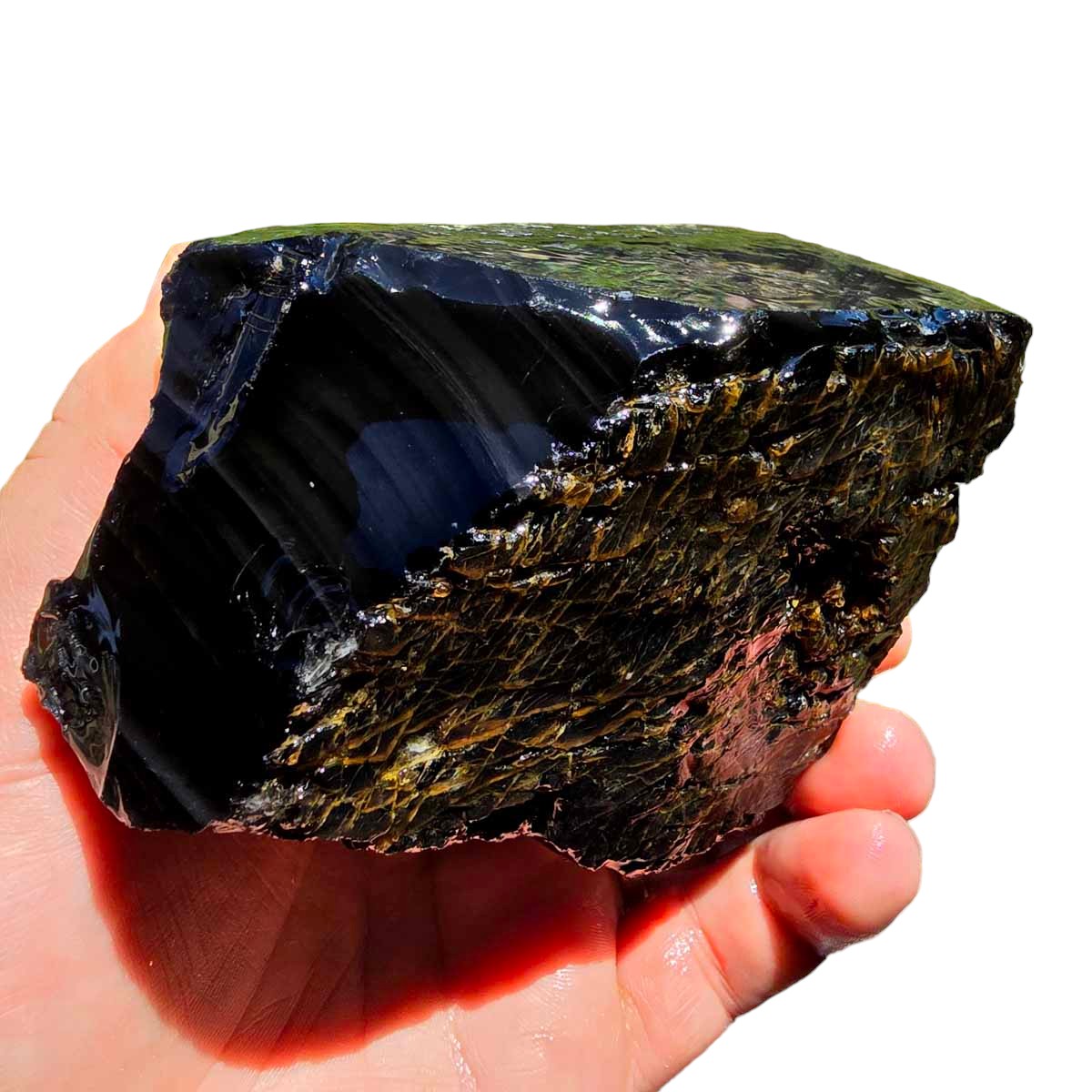 RARE Fire Glass Buttes Obsidian Rough Chunk