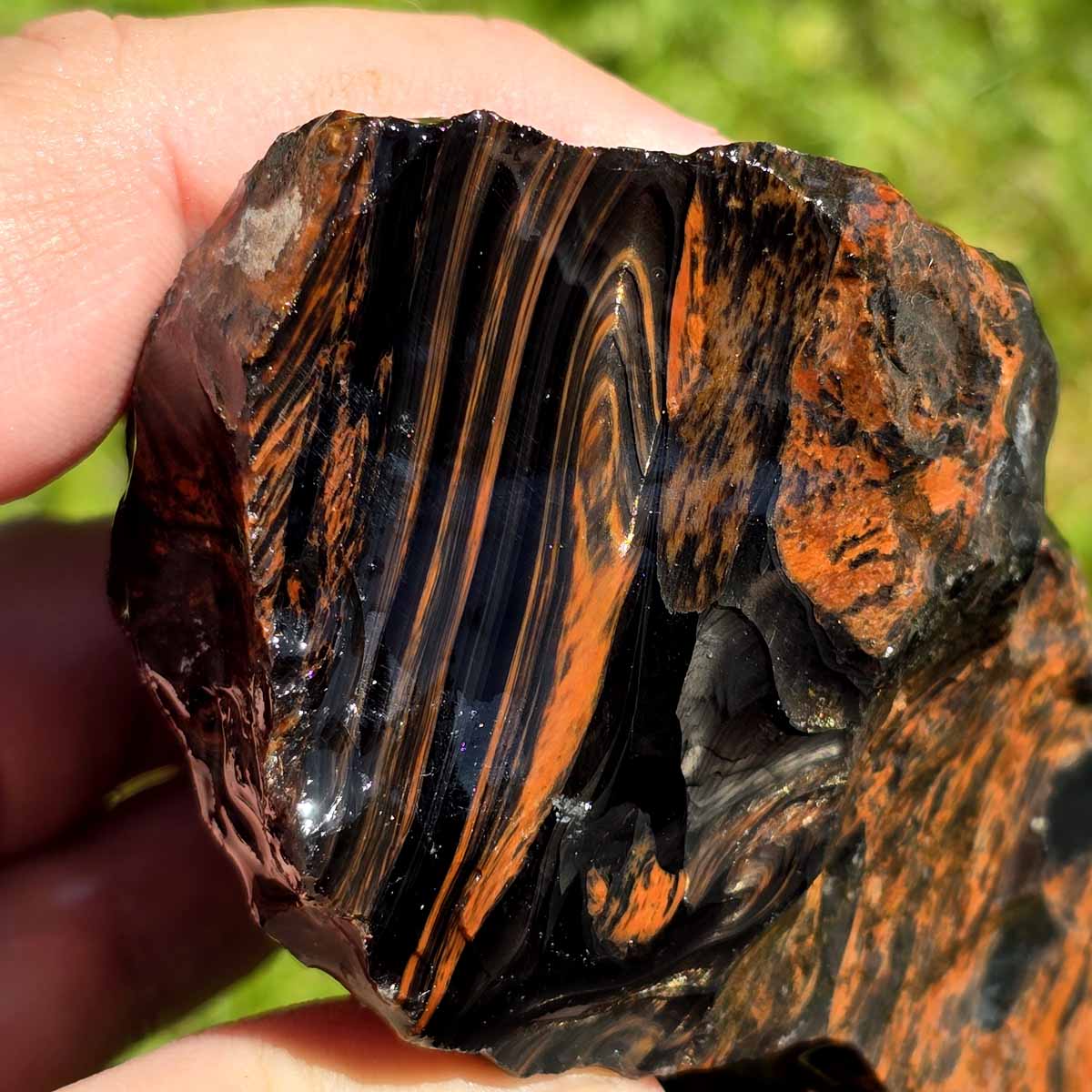 Tri-Flow Mix Old Stock Oregon Obsidian Rough Flatrate!