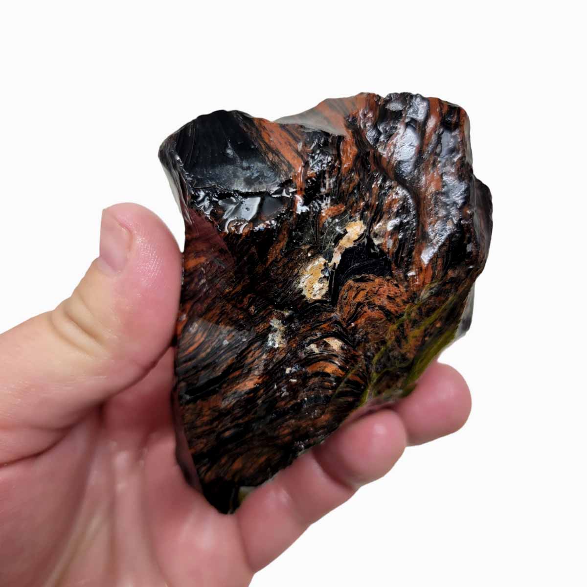 Tri-Flow Obsidian Rough Chunk!