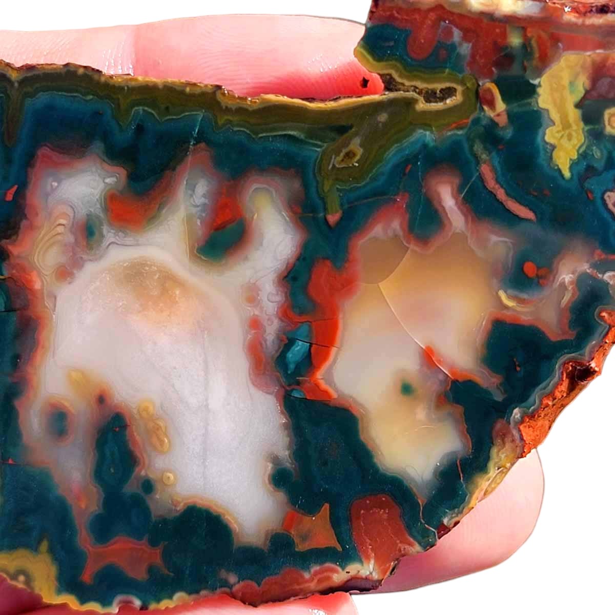 High Grade Idaho Sunset Jasper Slab!  Lapidary Stone Slab!