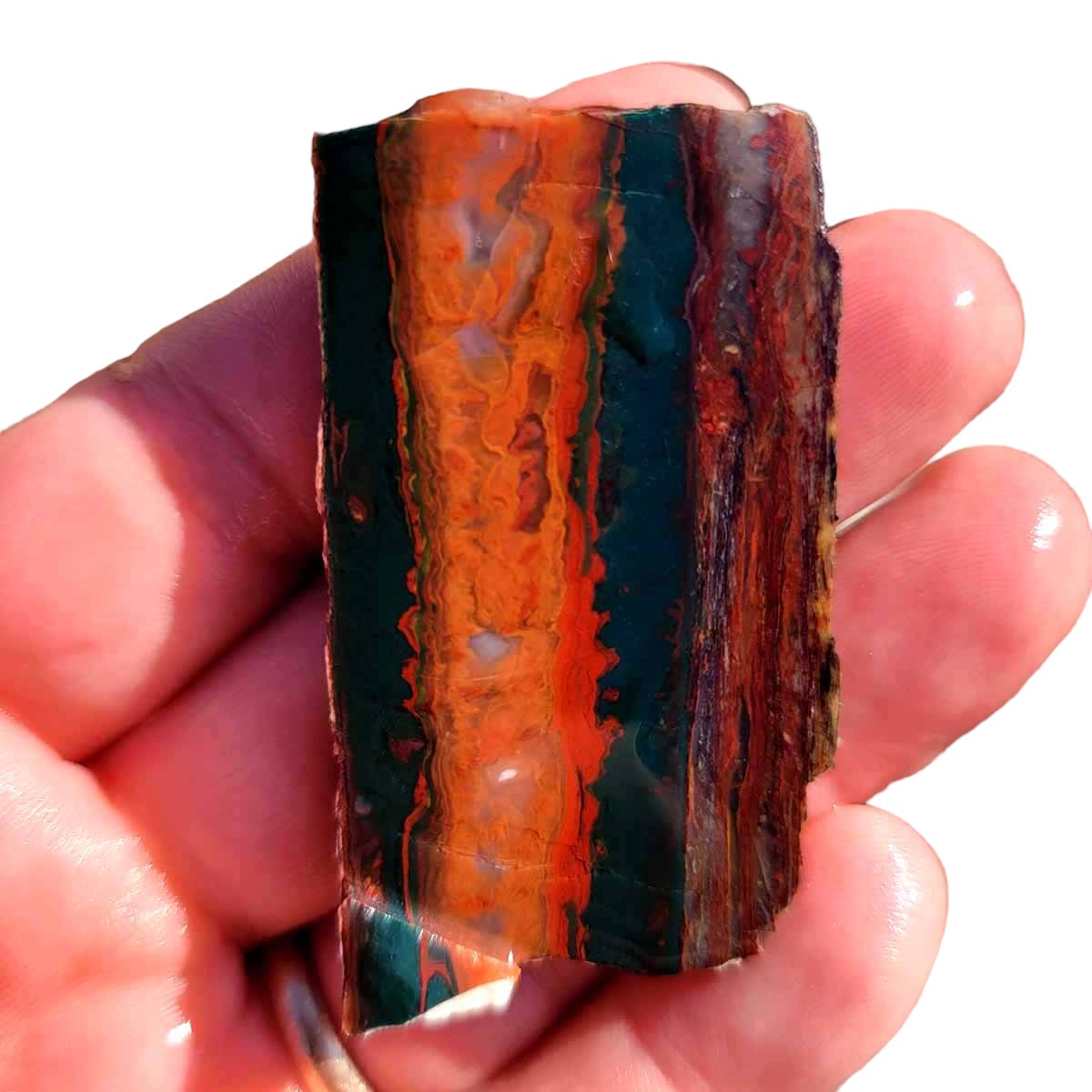 Idaho Sunset Jasper Slab!  Lapidary Stone Slab!