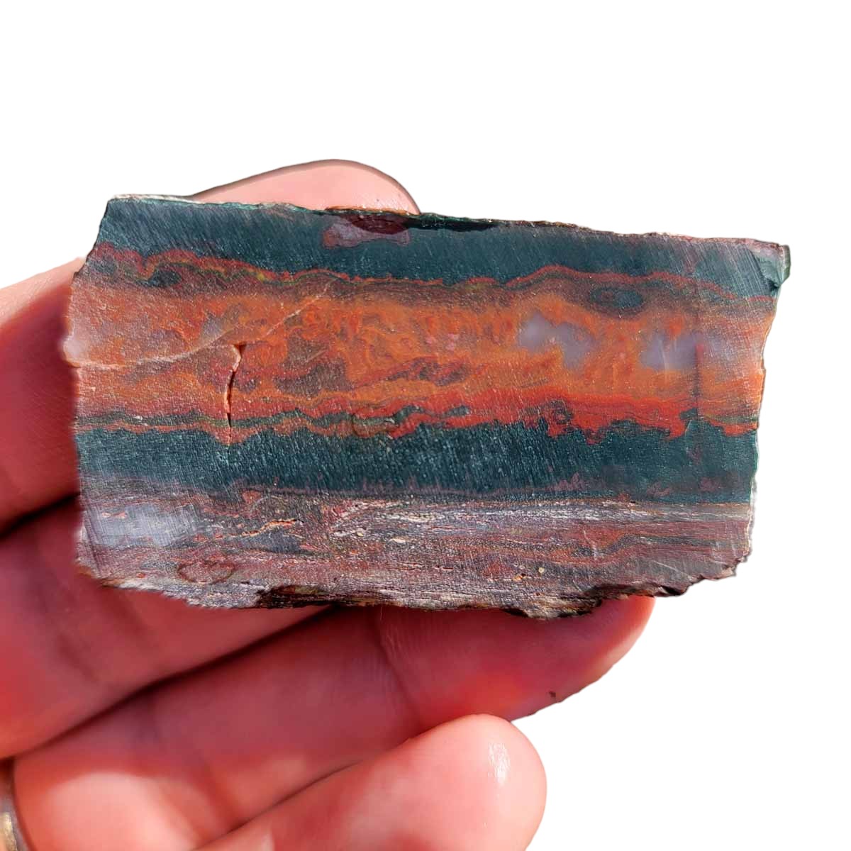 Idaho Sunset Jasper Slab!  Lapidary Stone Slab!