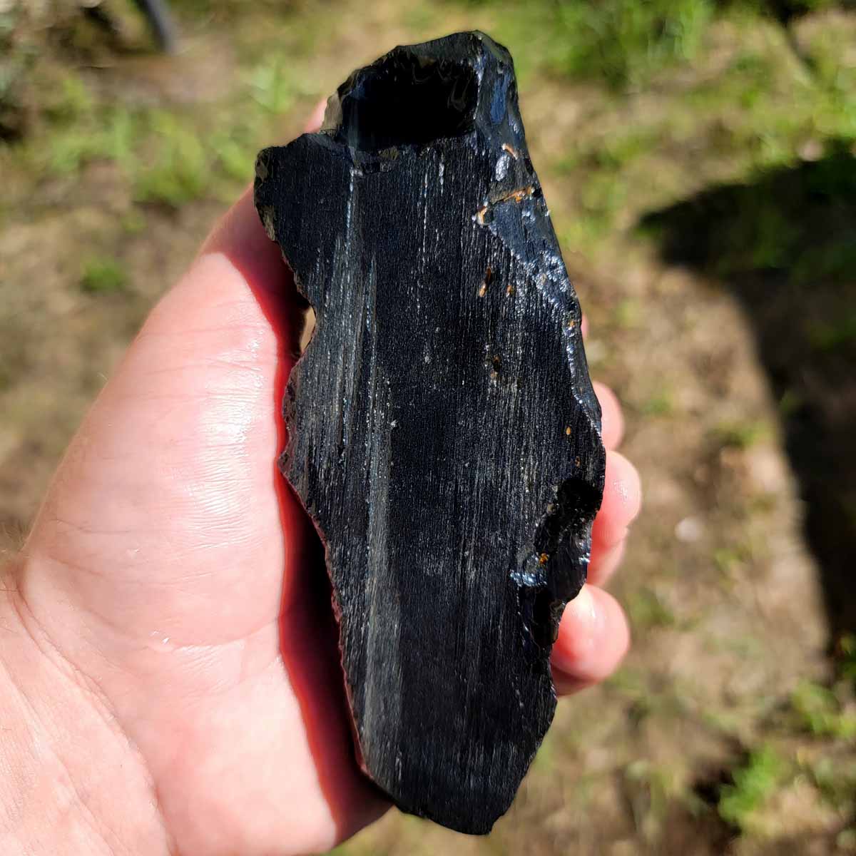 Mexican Velvet Obsidian Rough Chunk!