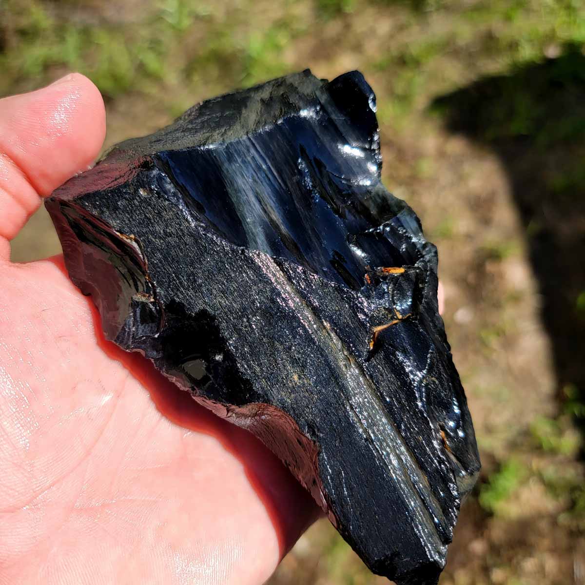 Mexican Velvet Obsidian Rough Chunk!