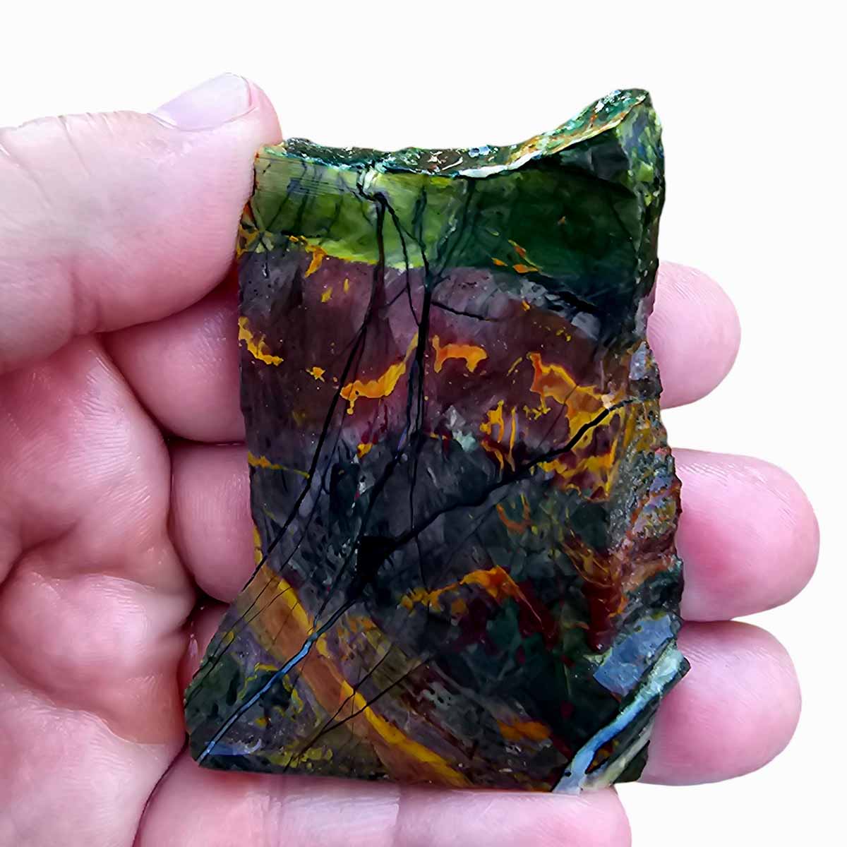 Gypsy Jasper Kaleidoscope Jasper Slab  Lapidary Stone Slab