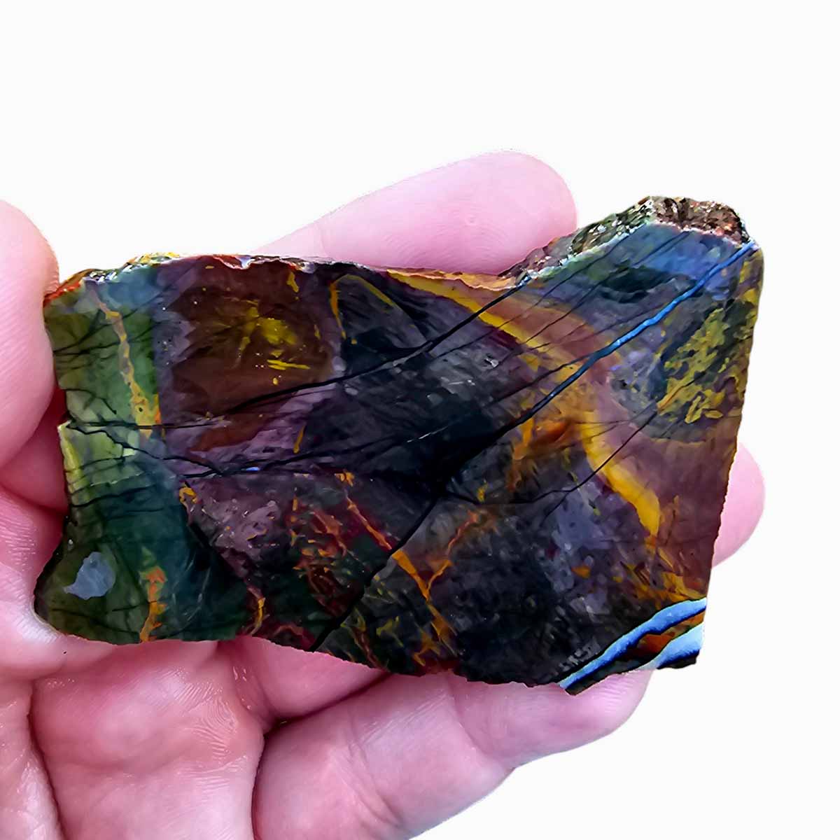 Gypsy Jasper Kaleidoscope Jasper Slab  Lapidary Stone Slab