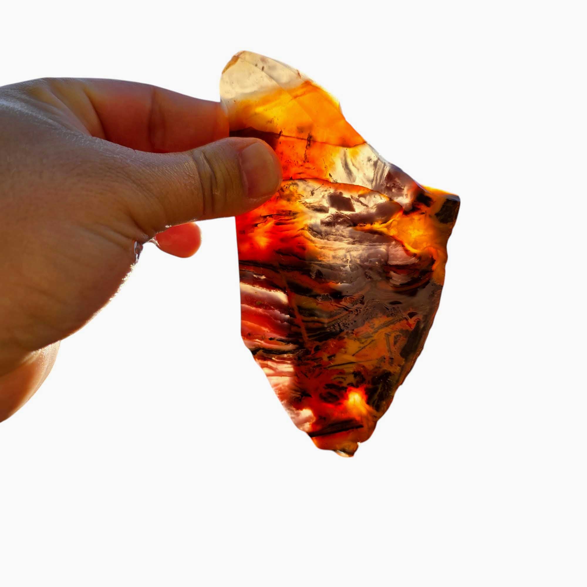 Kowallabe Quartzsite Slab Lapidary Stone Slice Cut Rock