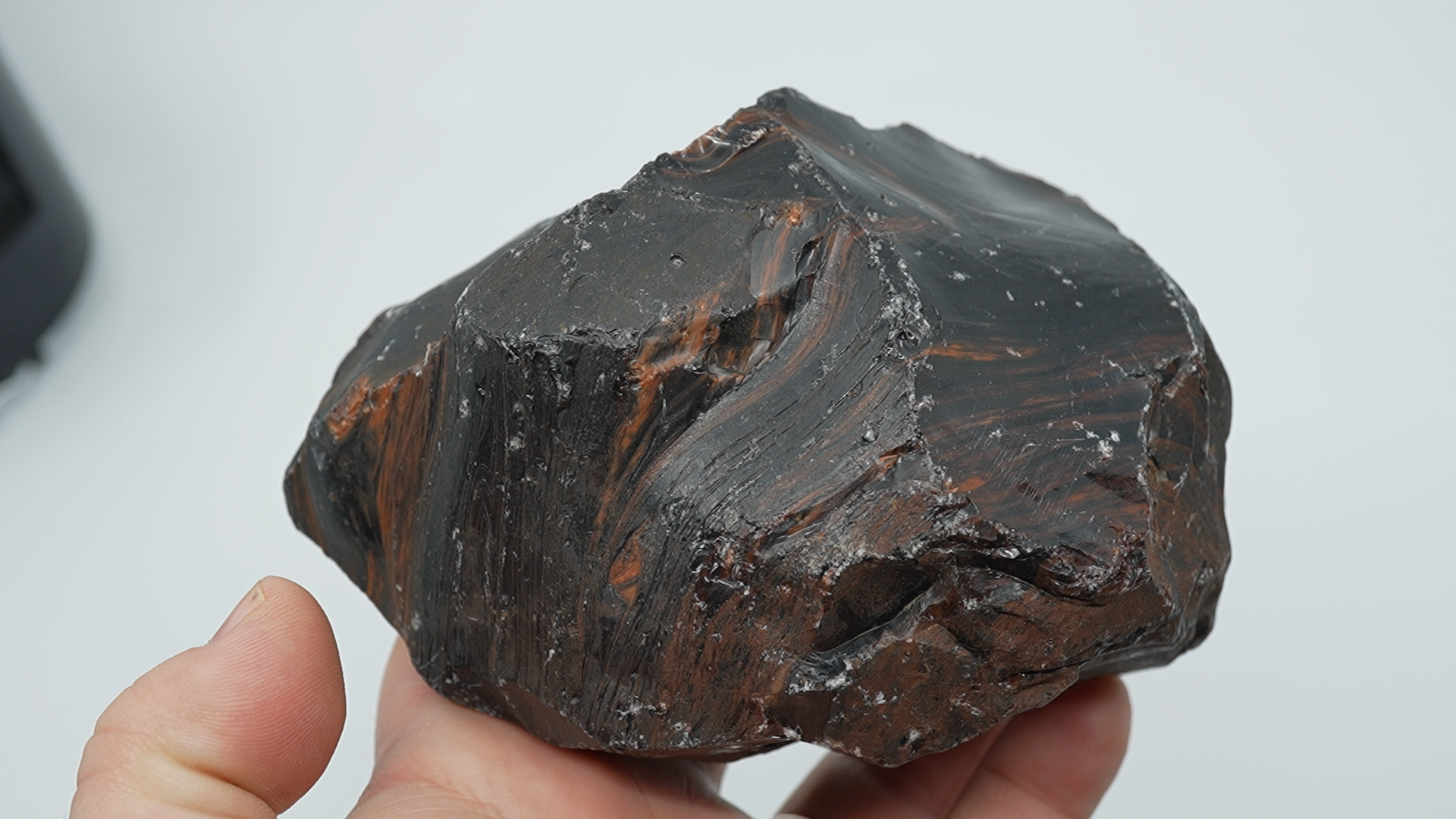 Tri-Flow Obsidian Rough - LC-0002