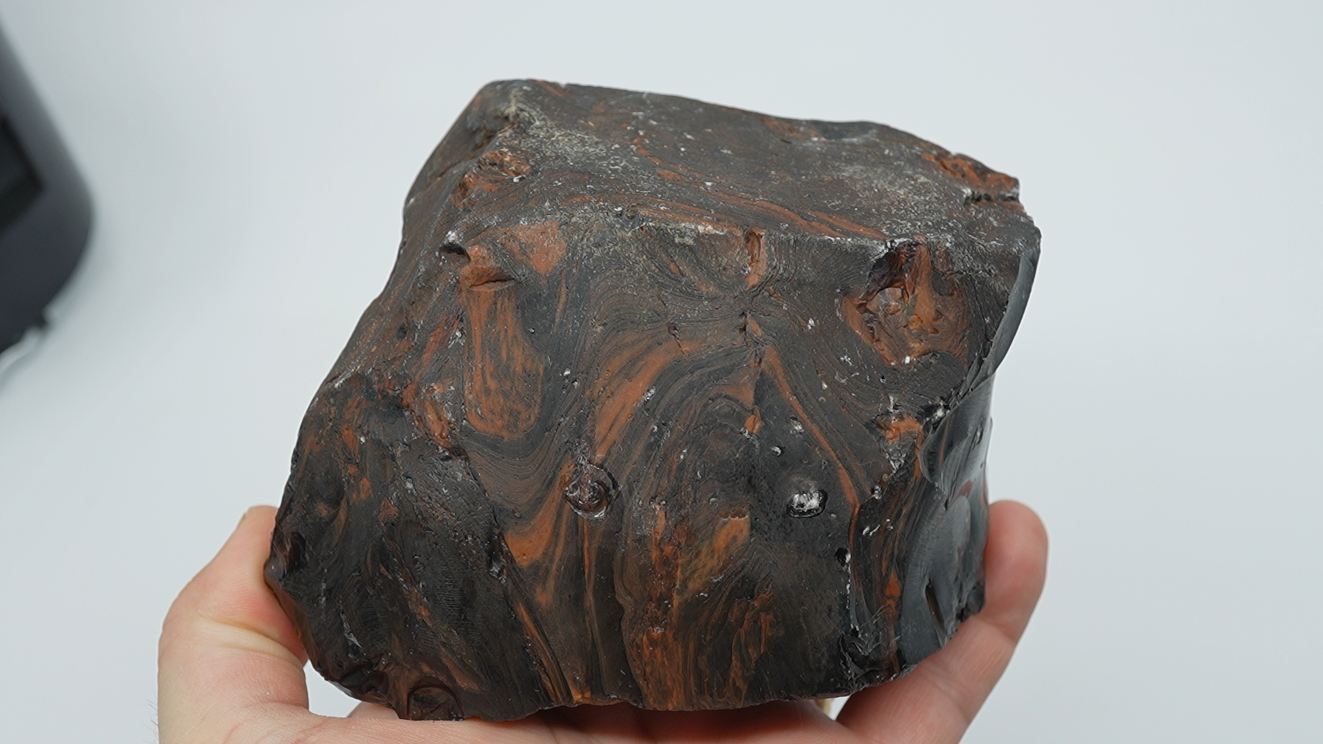 Tri-Flow Obsidian Rough - LC-0014