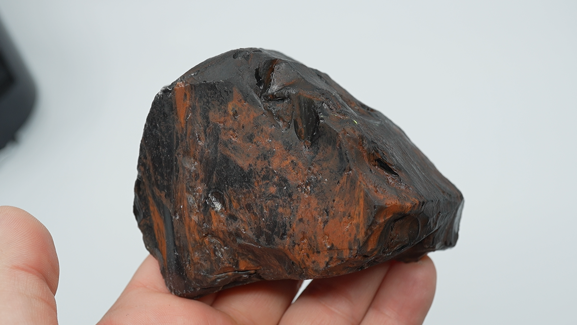 Tri-Flow Obsidian Rough - LC-0020