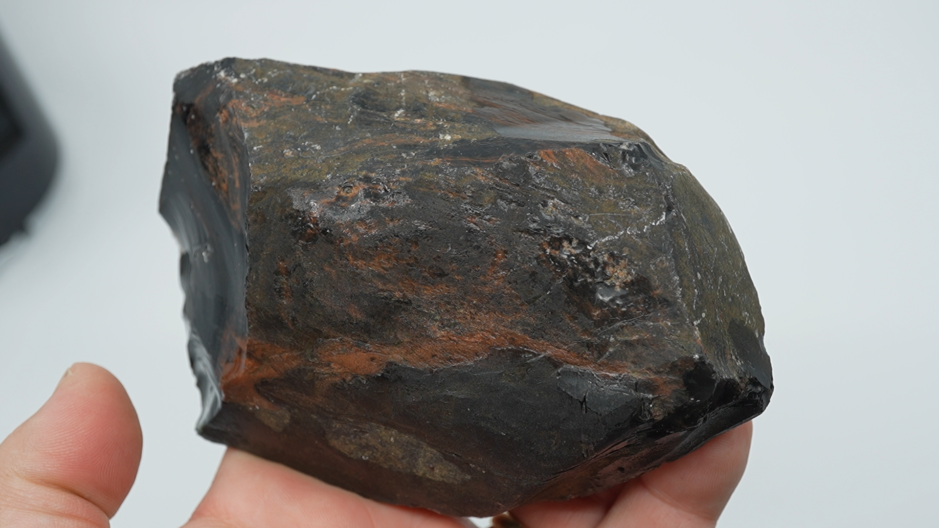 Tri-Flow Obsidian Rough - LC-0021