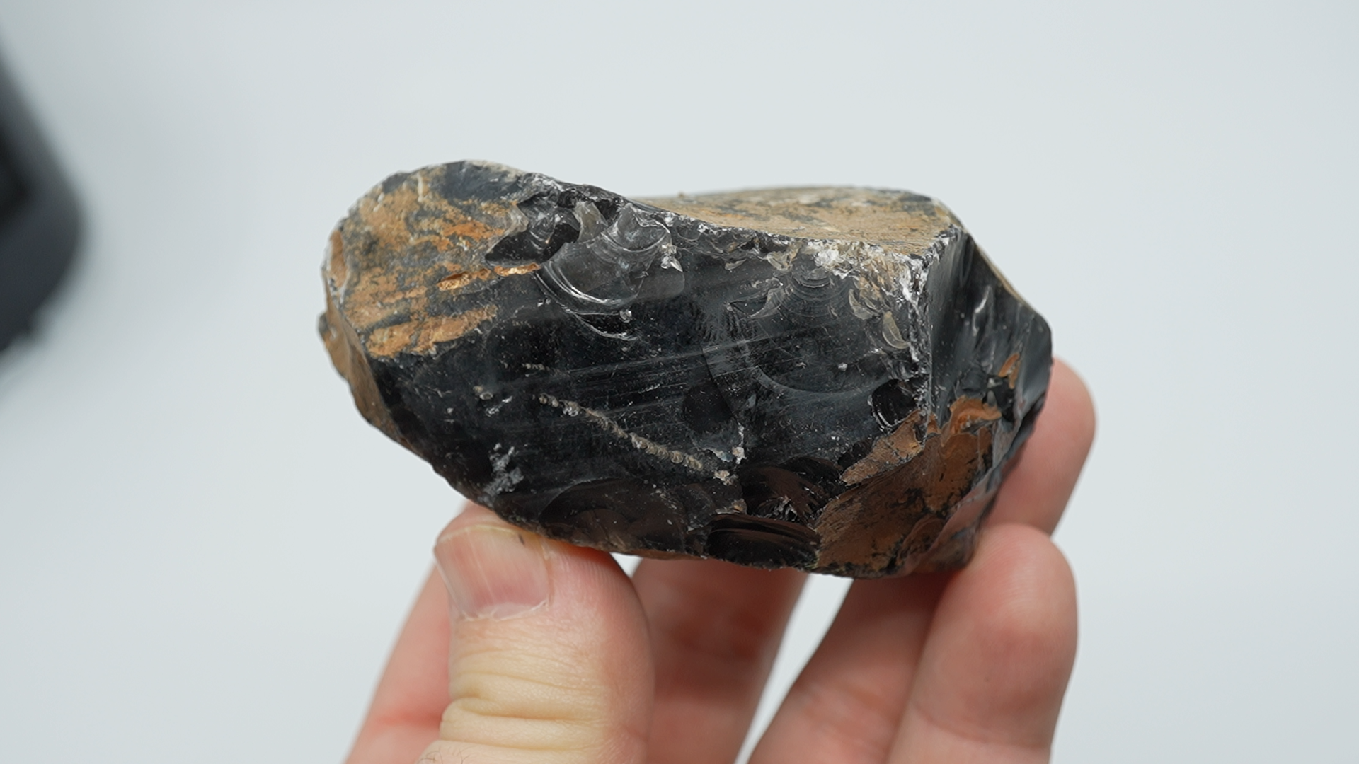 Tri-Flow Obsidian Rough - LC-0022
