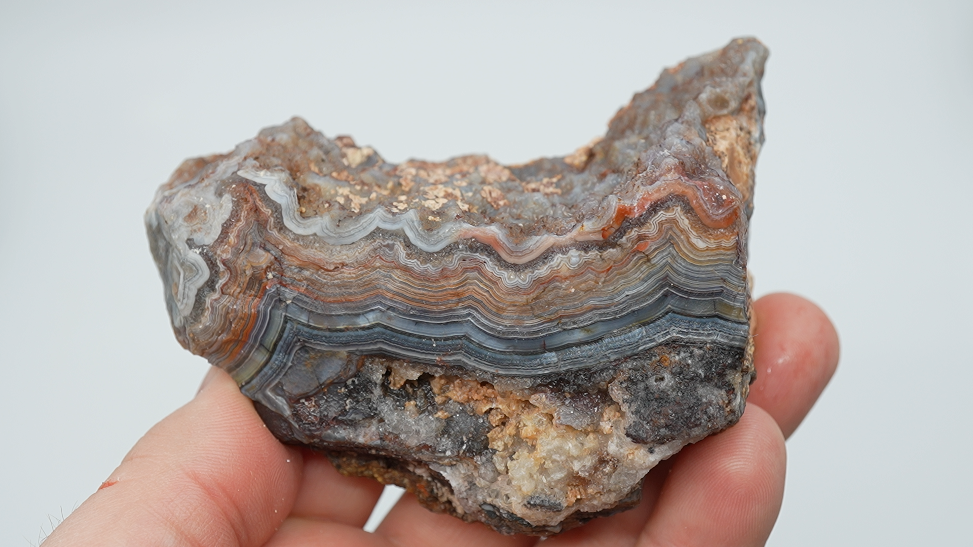 Crazy Lace Agate Rough - A Grade - LC-0071