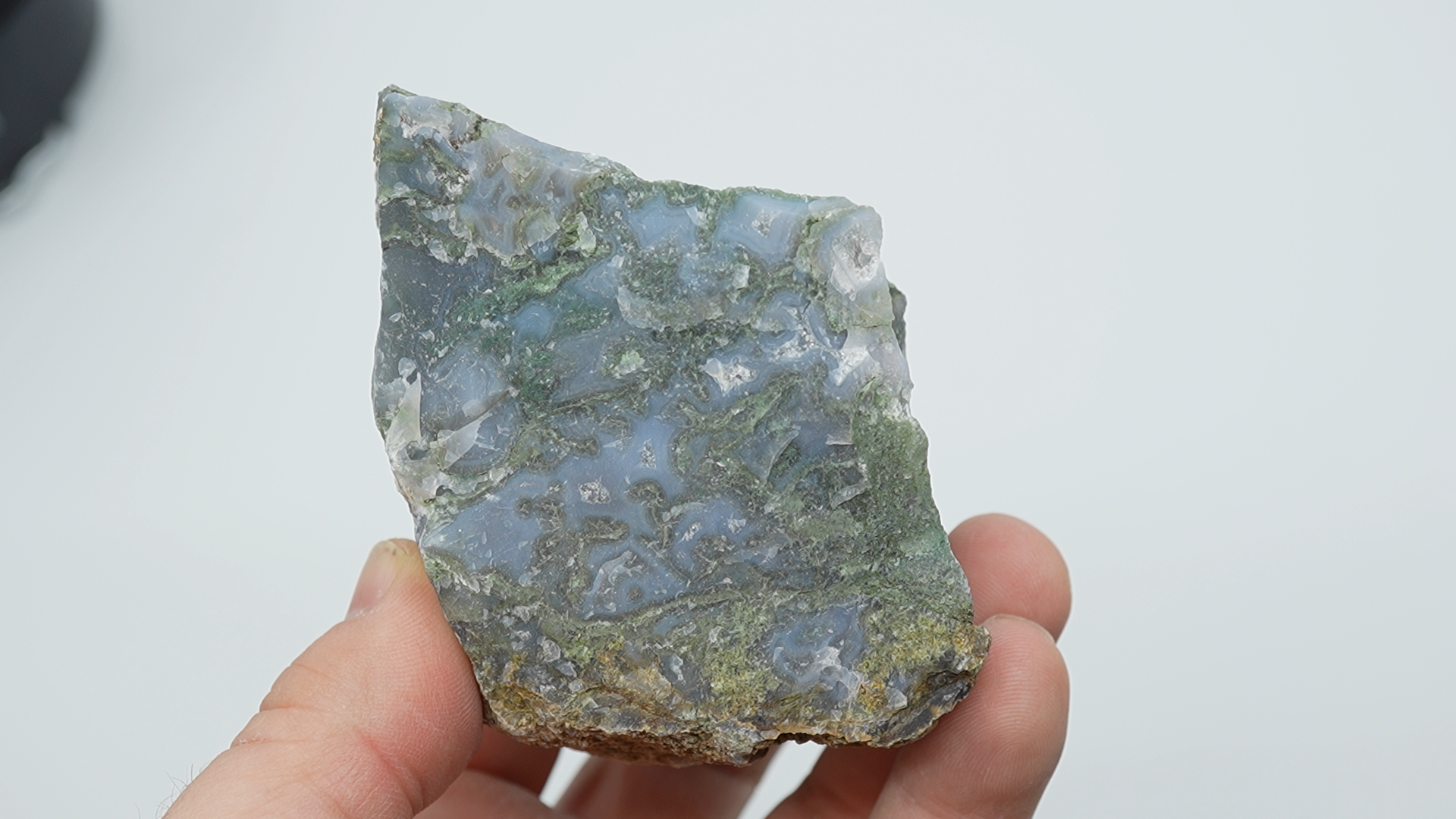 India Tree Moss Agate Rough - LC-0119
