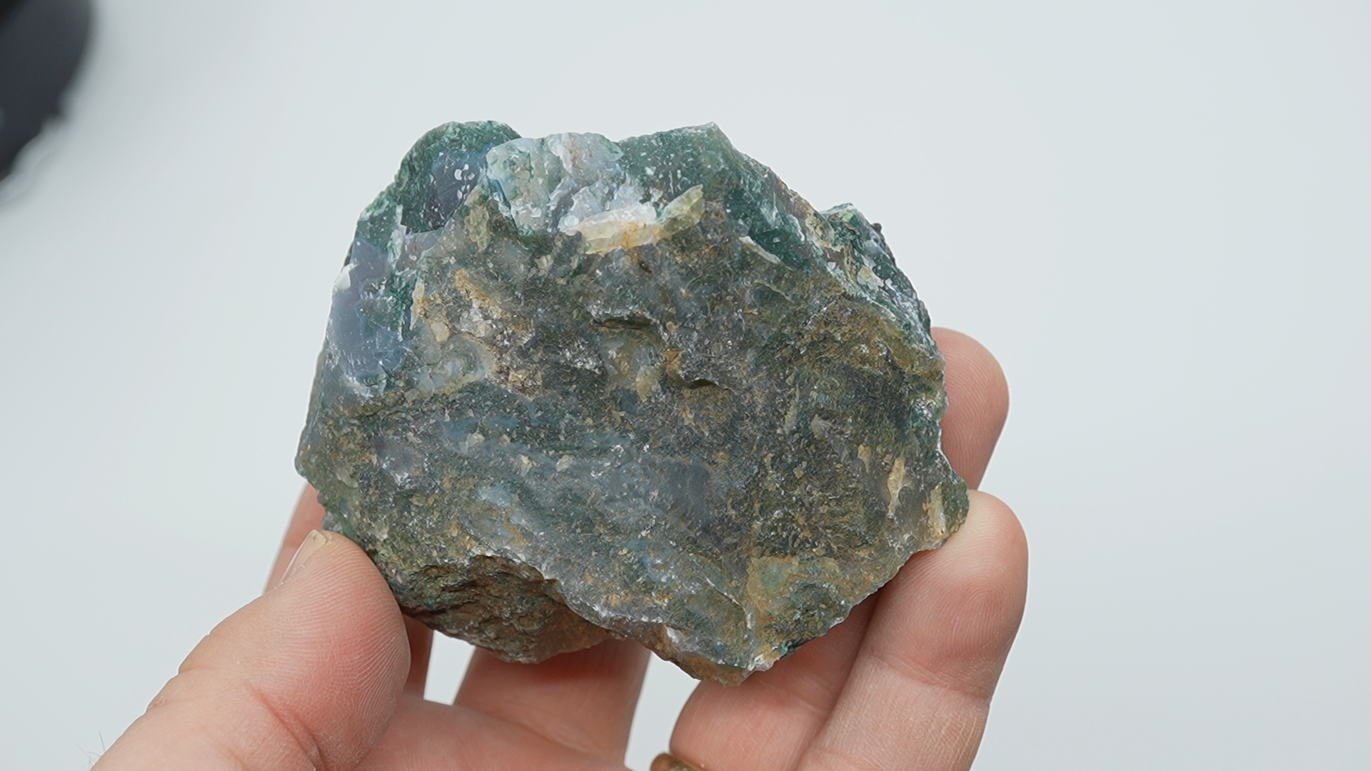 India Tree Moss Agate Rough - LC-0121