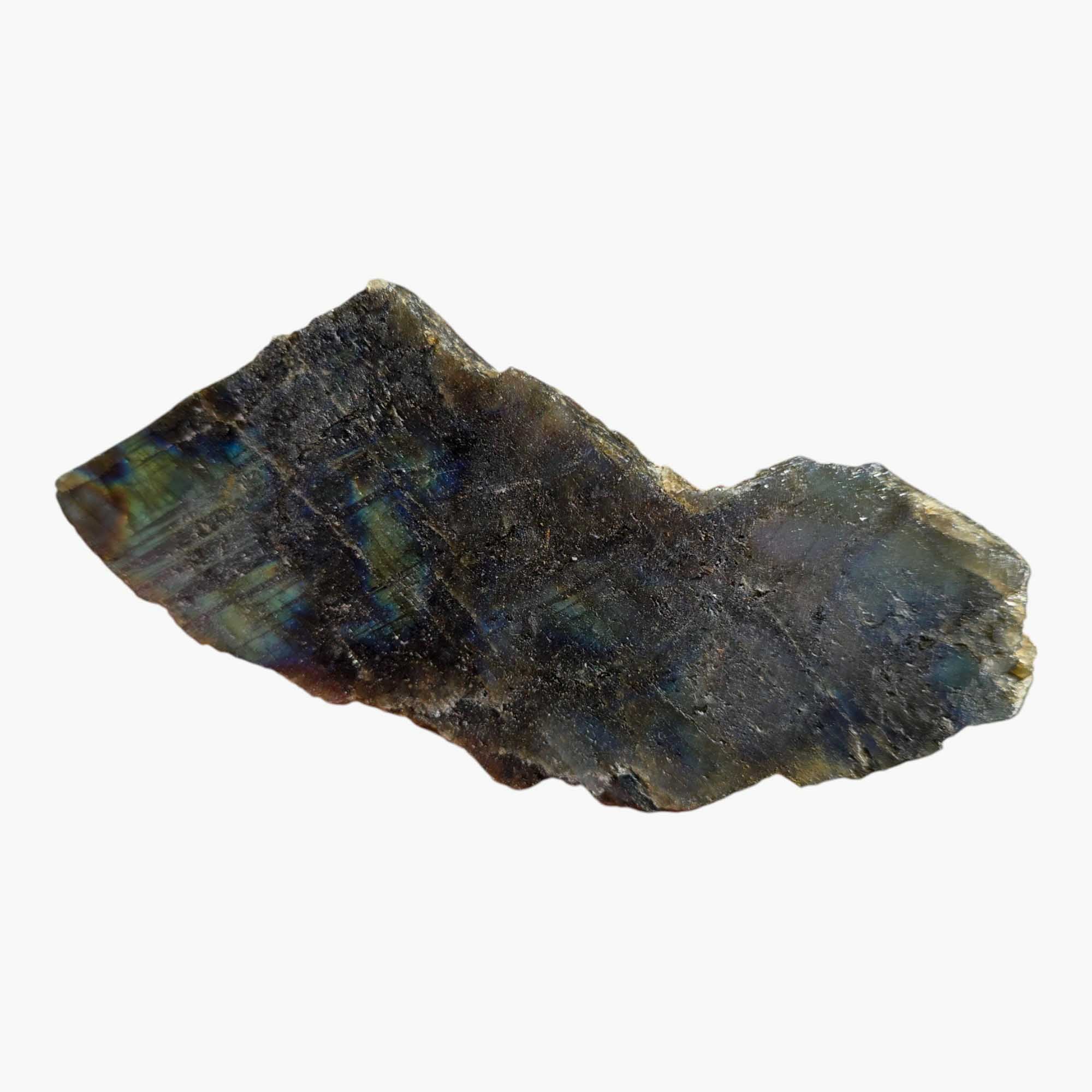 Labradorite Slab Lapidary Stone Slice Cut Rock