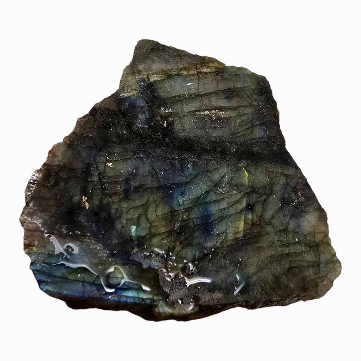 Labradorite Slab Lapidary Stone Slice Cut Rock