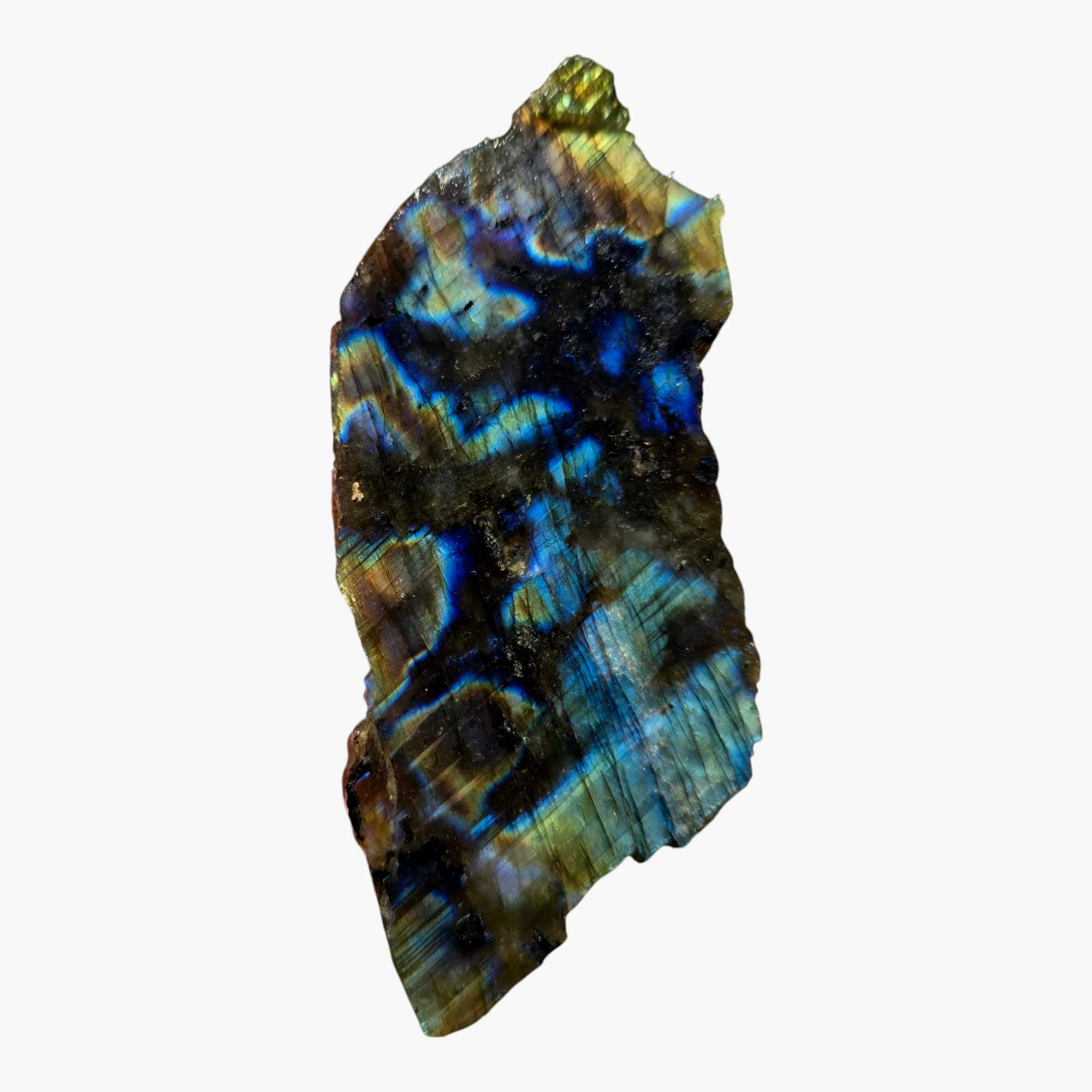 Labradorite Slab Lapidary Stone Slice Cut Rock