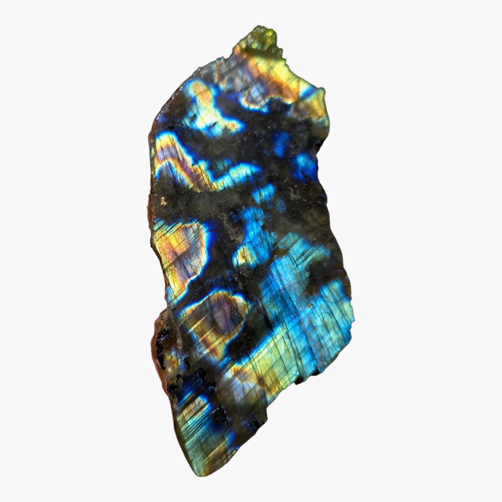Labradorite Slab Lapidary Stone Slice Cut Rock