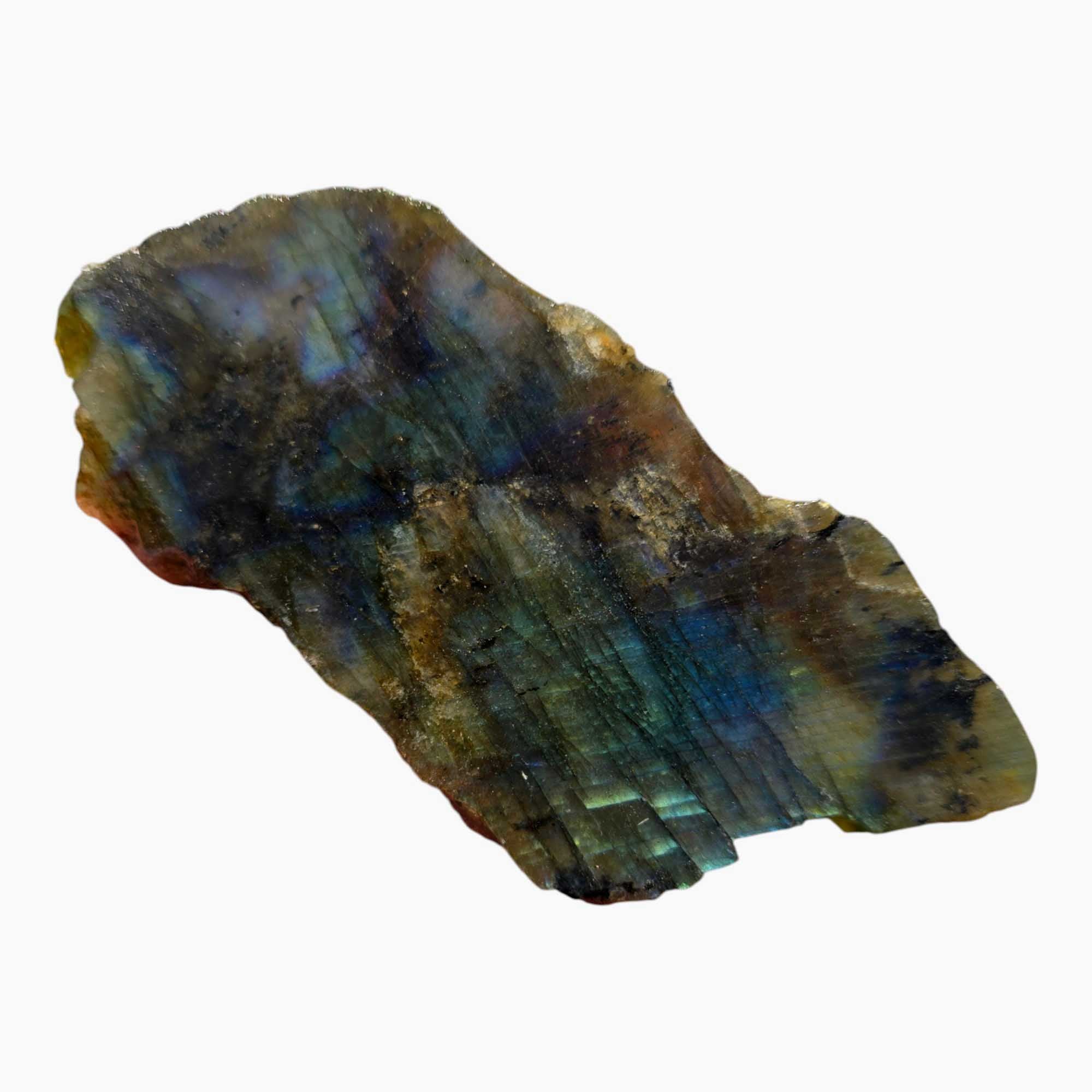Labradorite Slab Lapidary Stone Slice Cut Rock