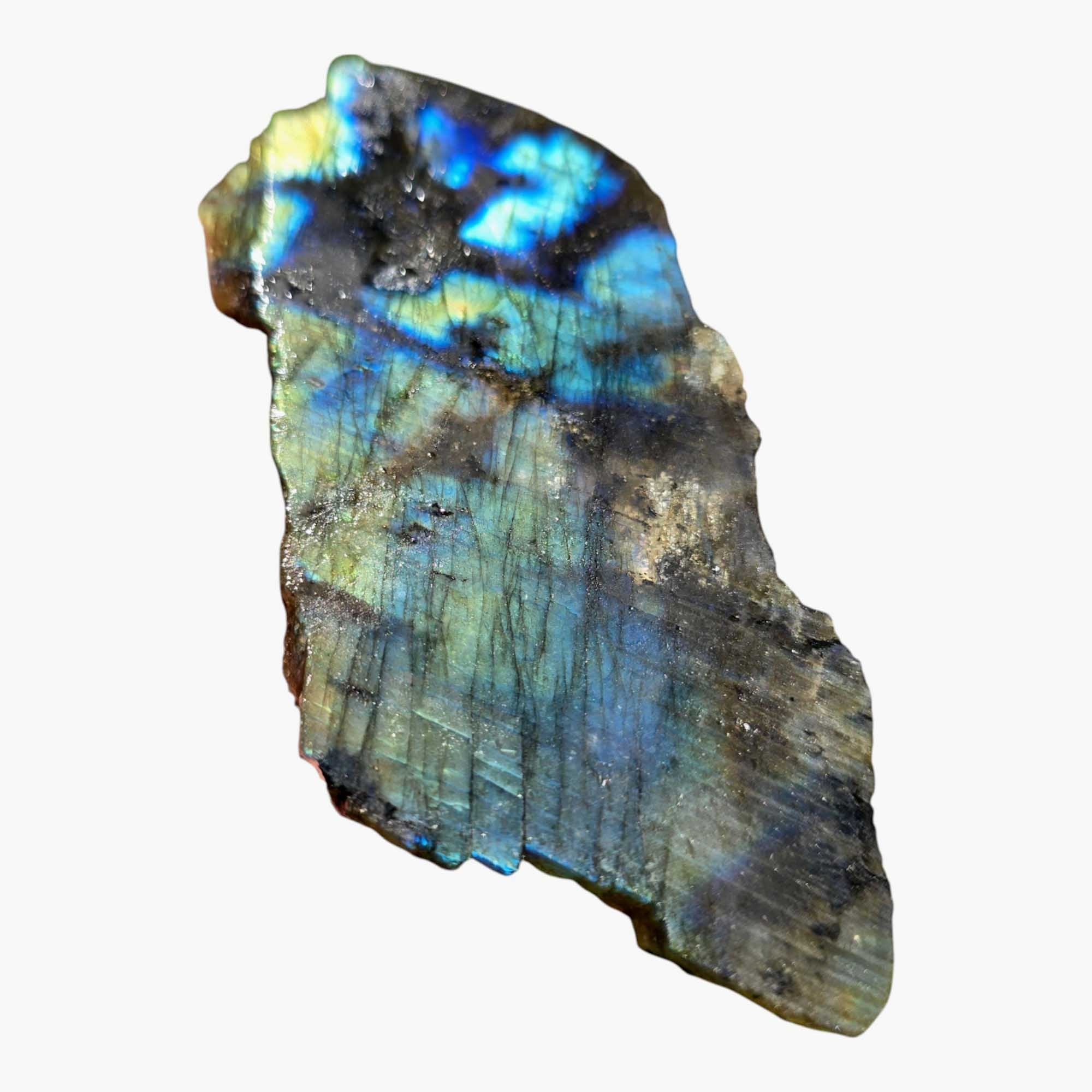 Labradorite Slab Lapidary Stone Slice Cut Rock