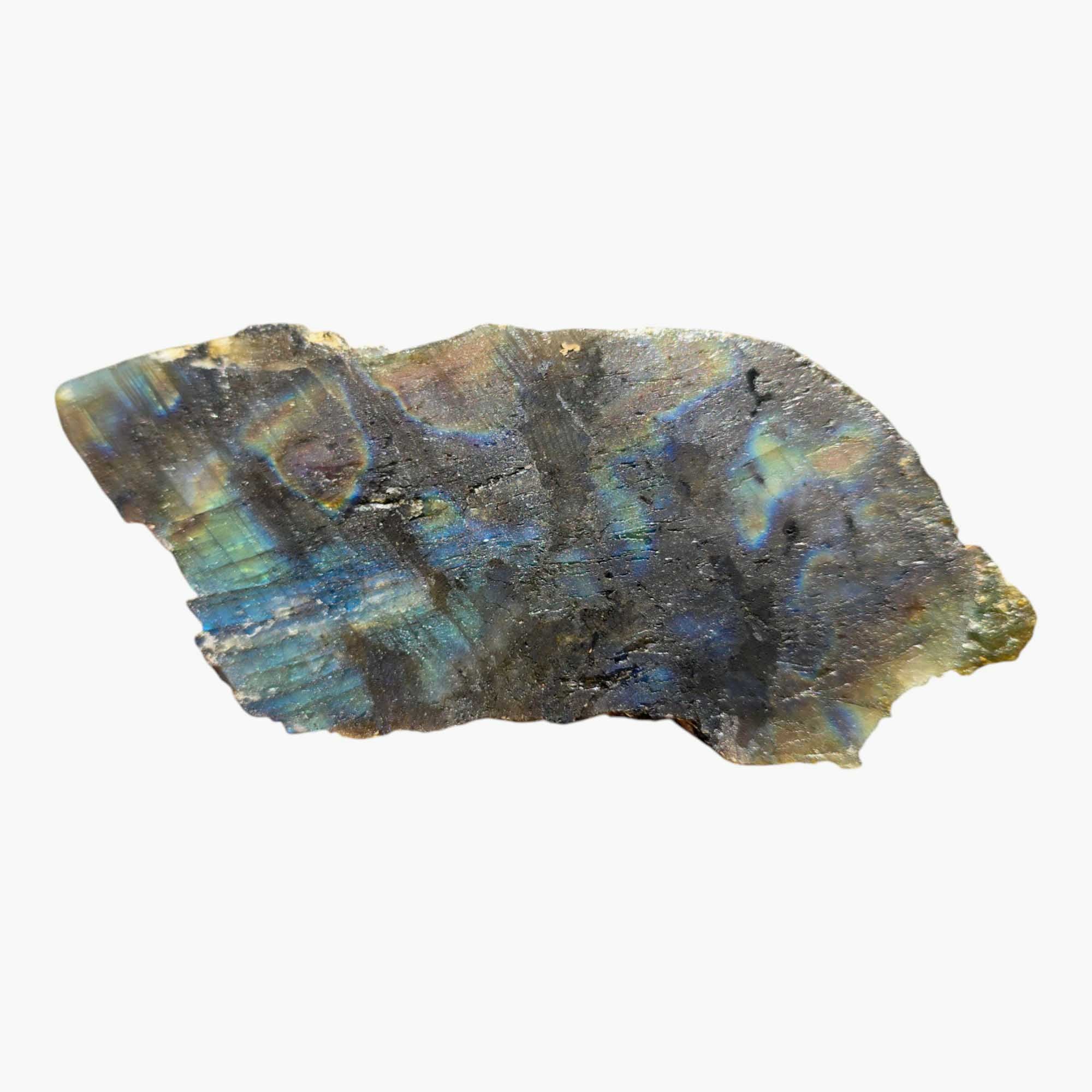 Labradorite Slab Lapidary Stone Slice Cut Rock