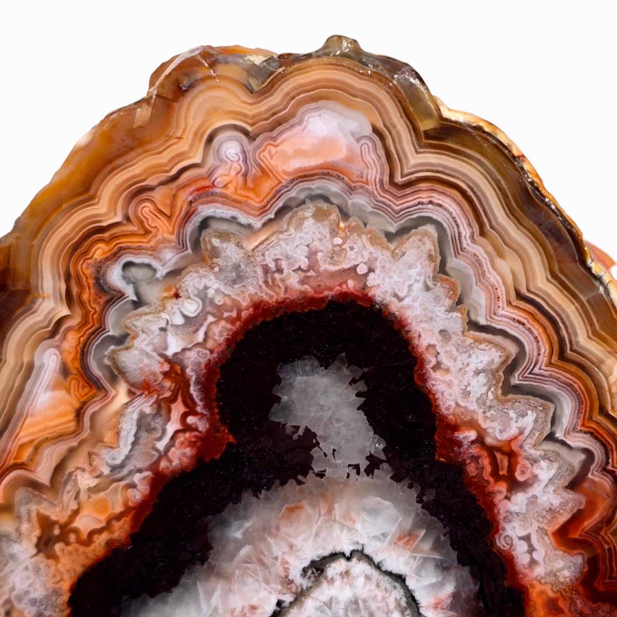 Laguna Lace Agate Slab Lapidary Stone Slice Cut Rock