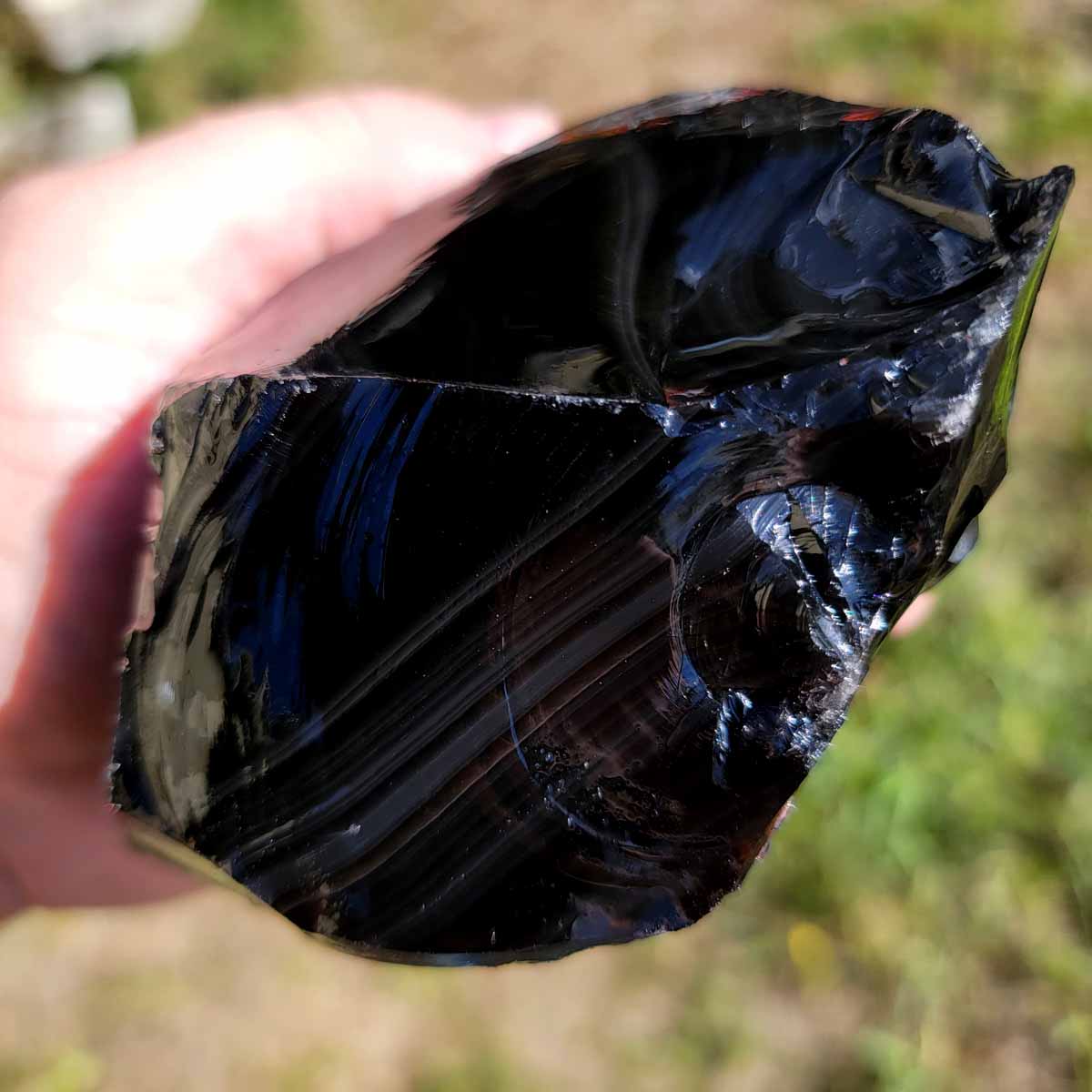 RARE Fire Obsidian Rough Chunk!