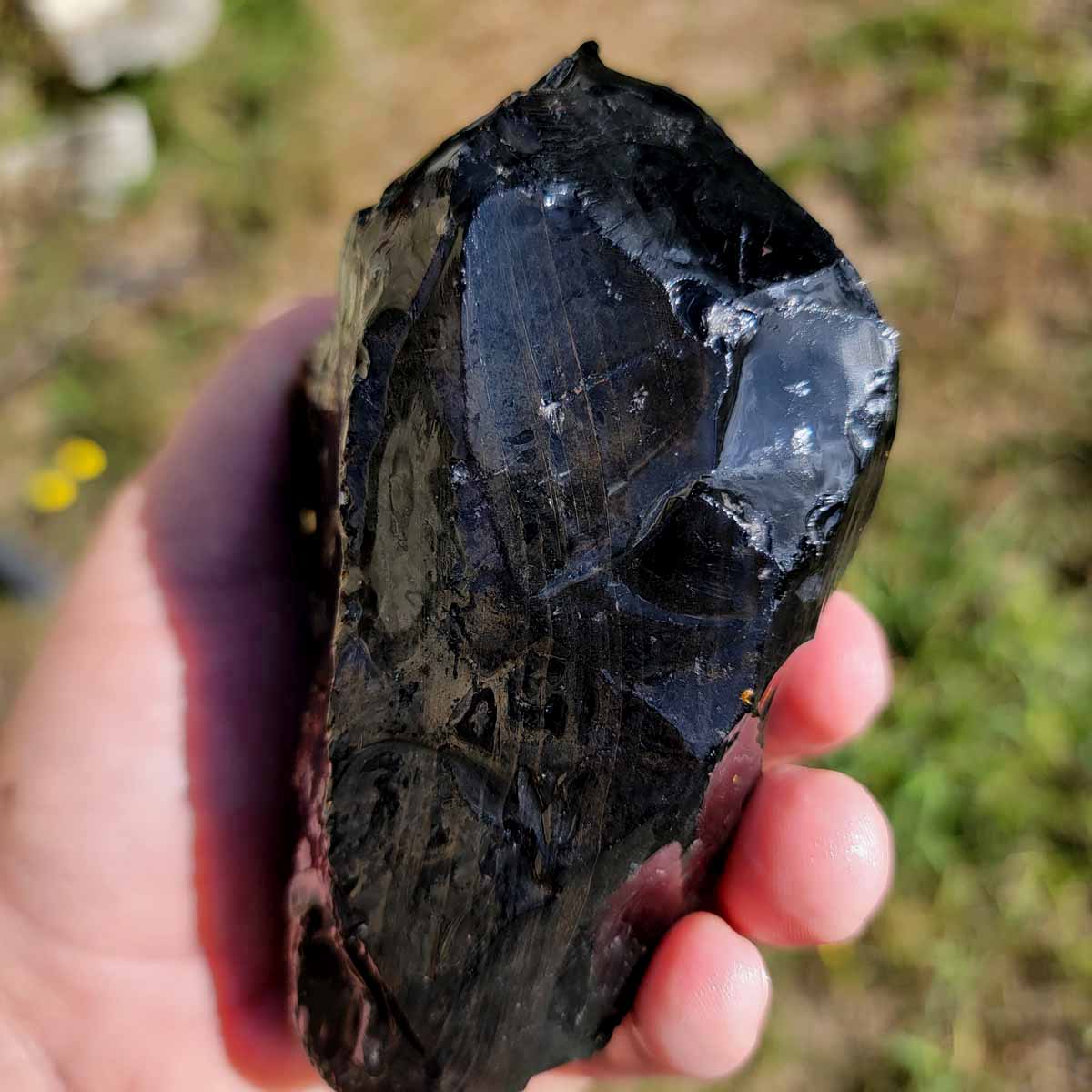 RARE Fire Obsidian Rough Chunk!