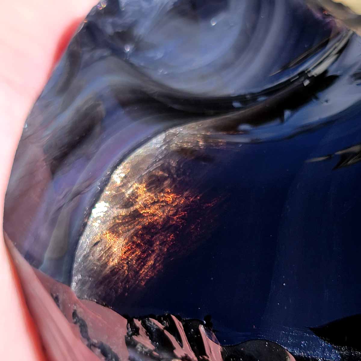 RARE Fire Obsidian Rough Chunk!