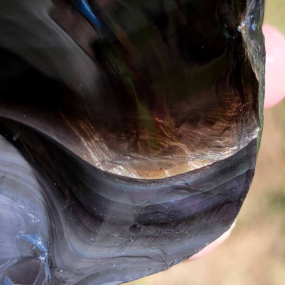 RARE Fire Obsidian Rough Chunk!