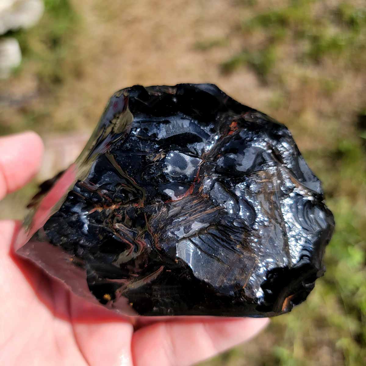 RARE Fire Obsidian Rough Chunk!