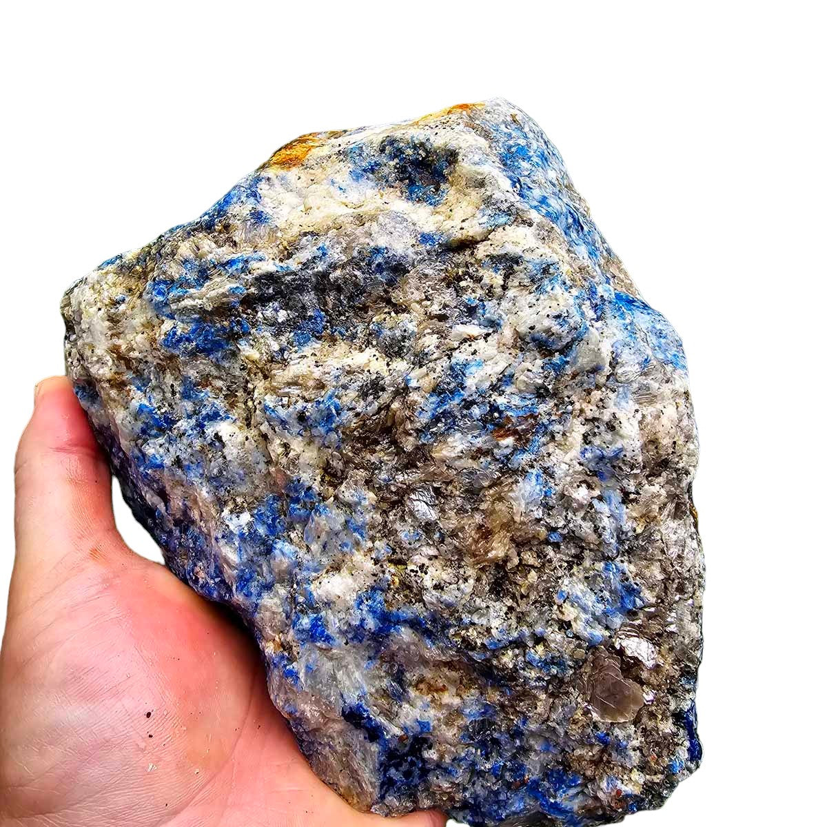 Lapis Lazuli Cutting Rough Chunk!